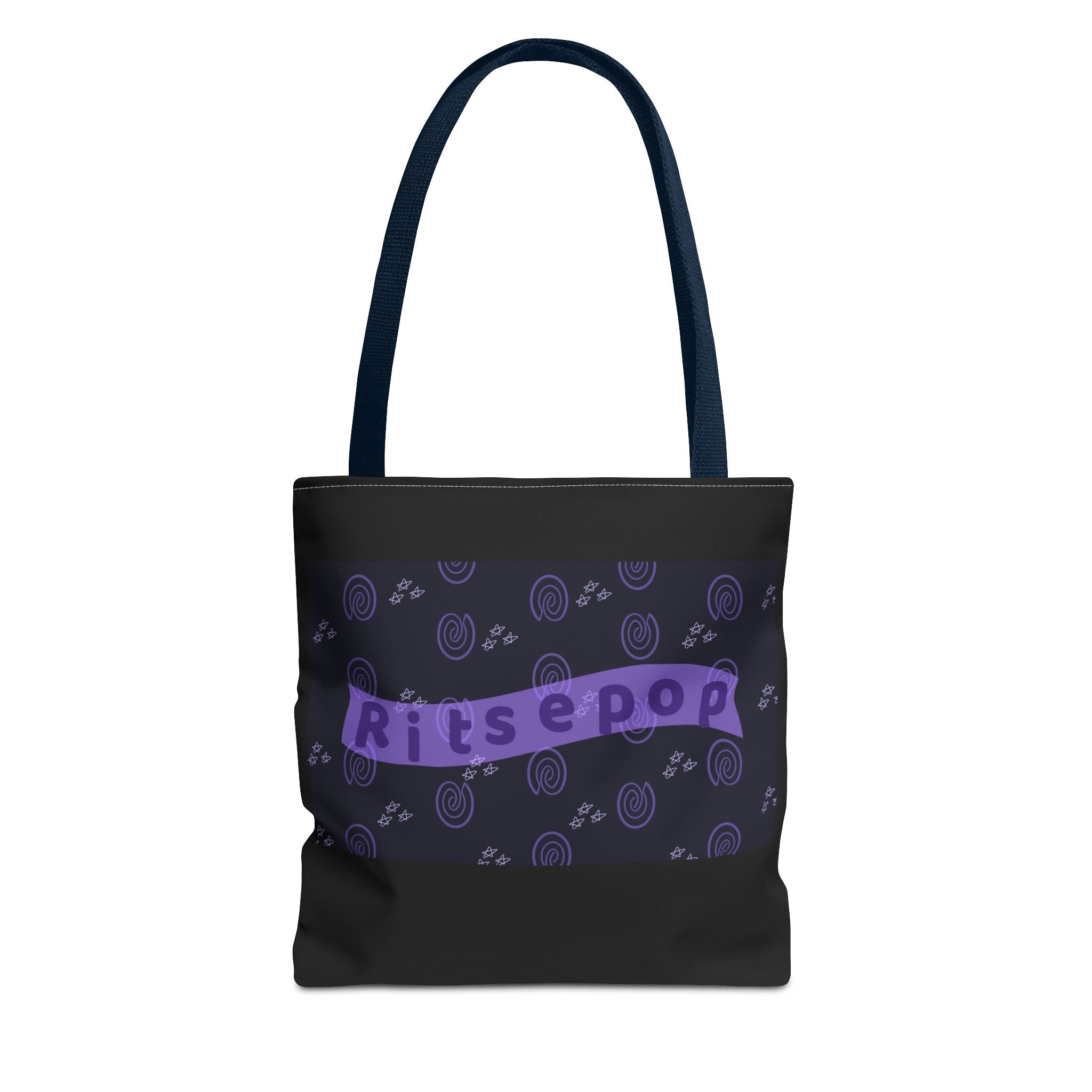 Ritsepop Fingerprint Pattern Tote Bag (AOP)