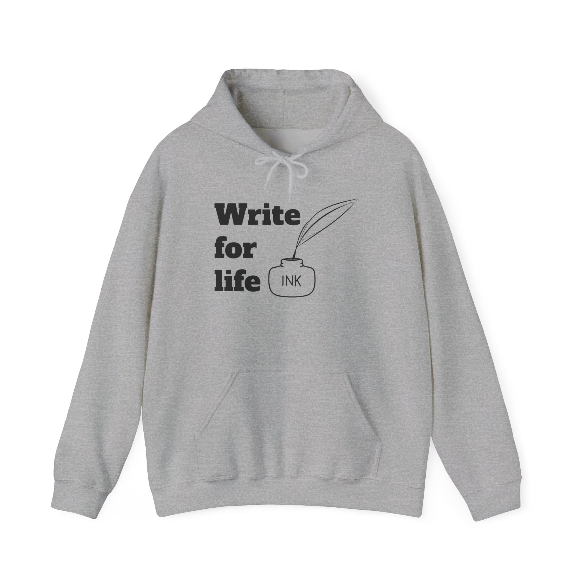 Write for life | Writer's Unisex Heavy Blend™ Hooded Sweatshirt