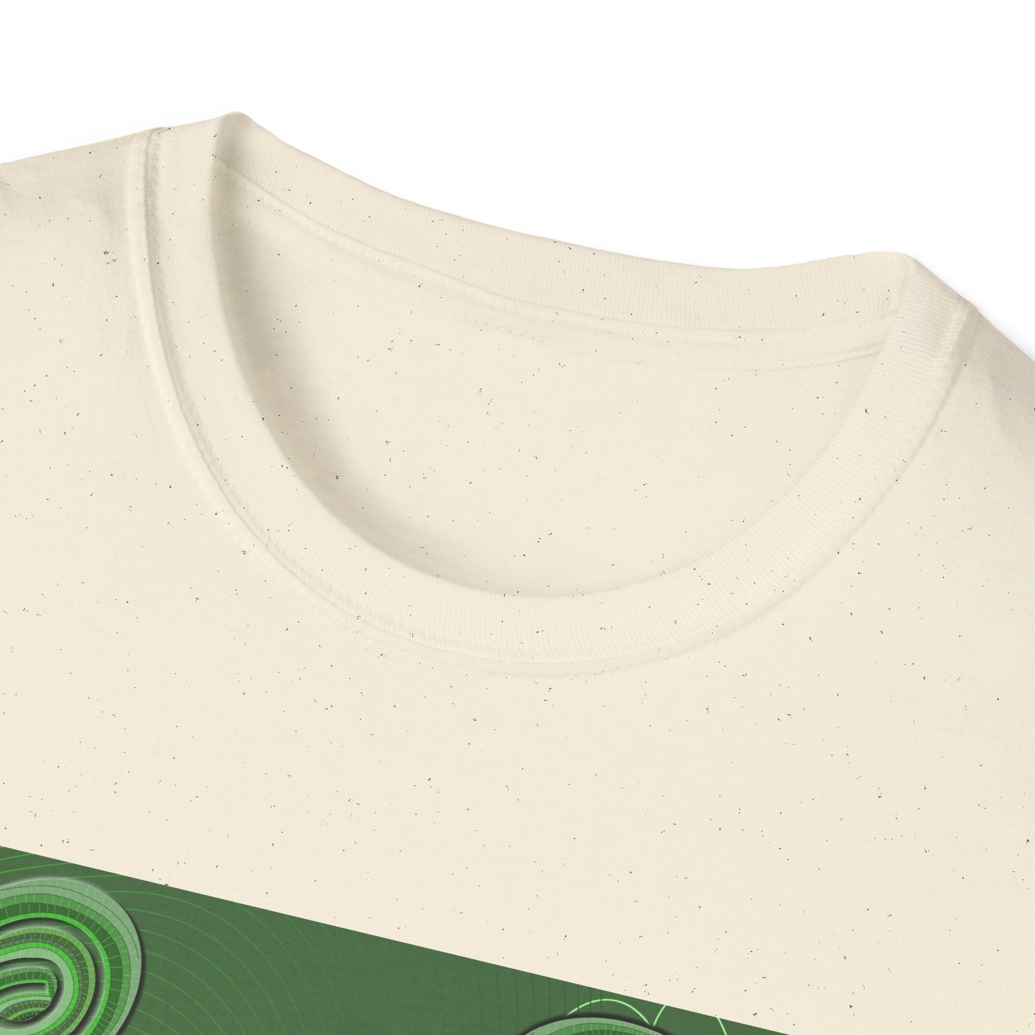 Shape Your Identity – Unisex Softstyle T-Shirt (Fingerprint Pattern, Multi-color)