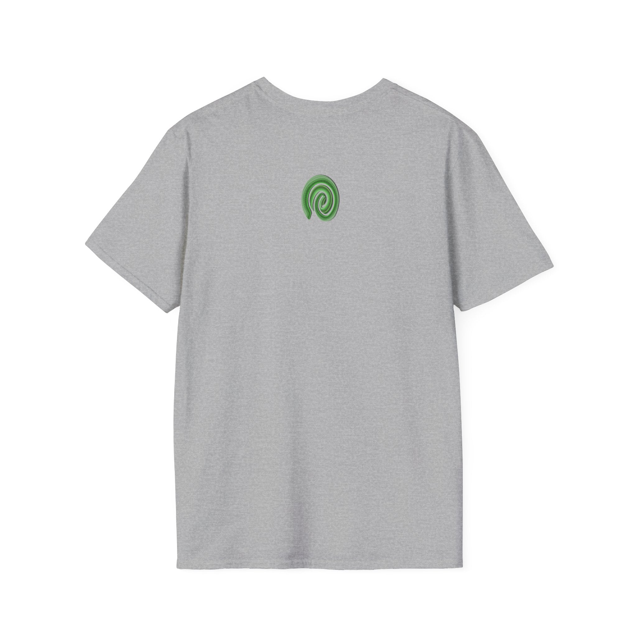 Shape Your Identity – Unisex Softstyle T-Shirt (Fingerprint Pattern, Multi-color)