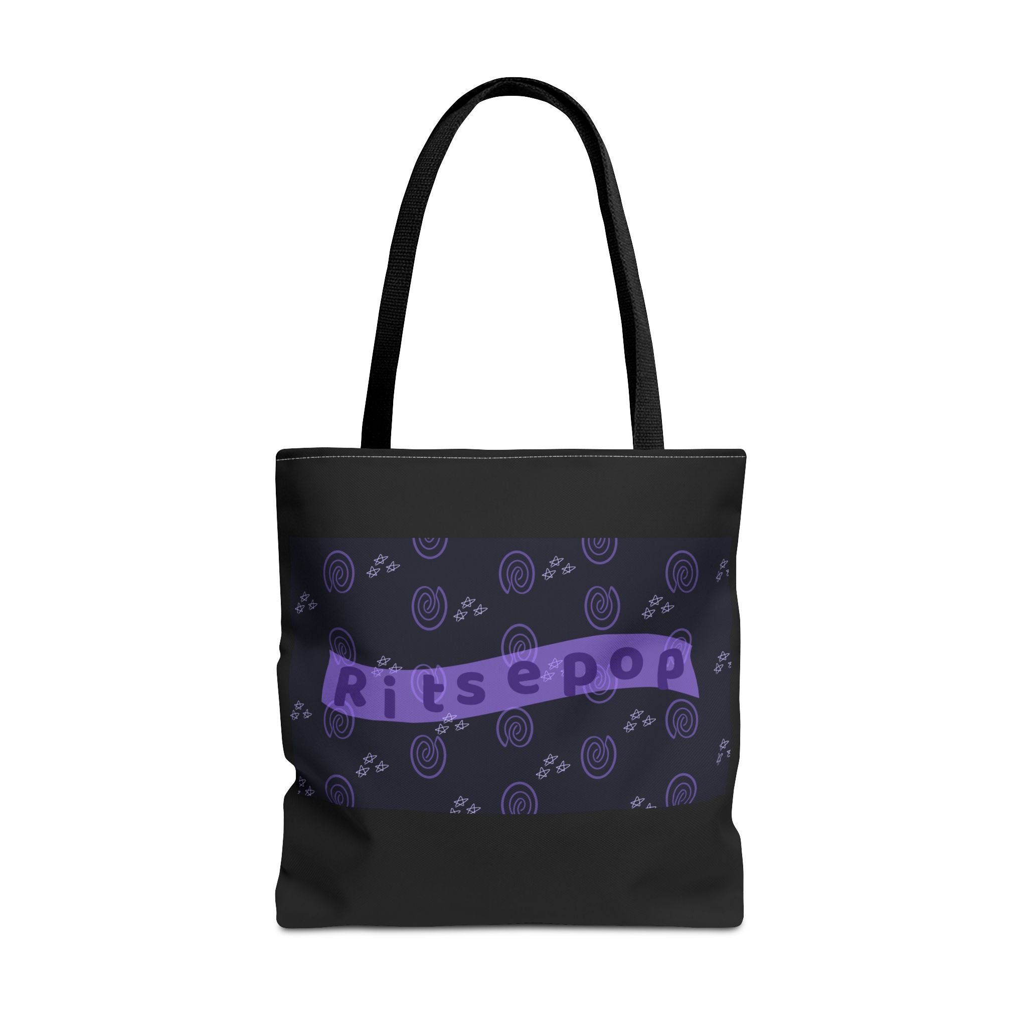 Ritsepop Fingerprint Pattern Tote Bag (AOP)