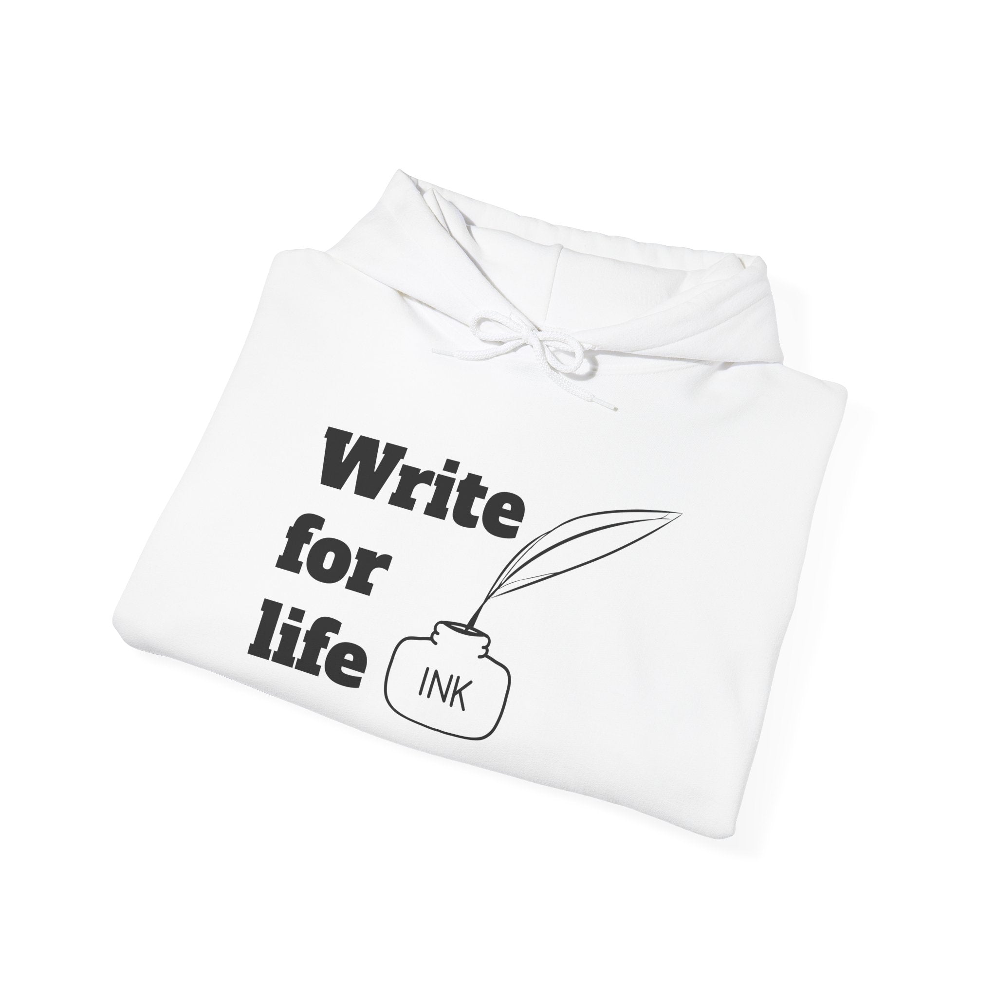 Write for life | Writer's Unisex Heavy Blend™ Hooded Sweatshirt