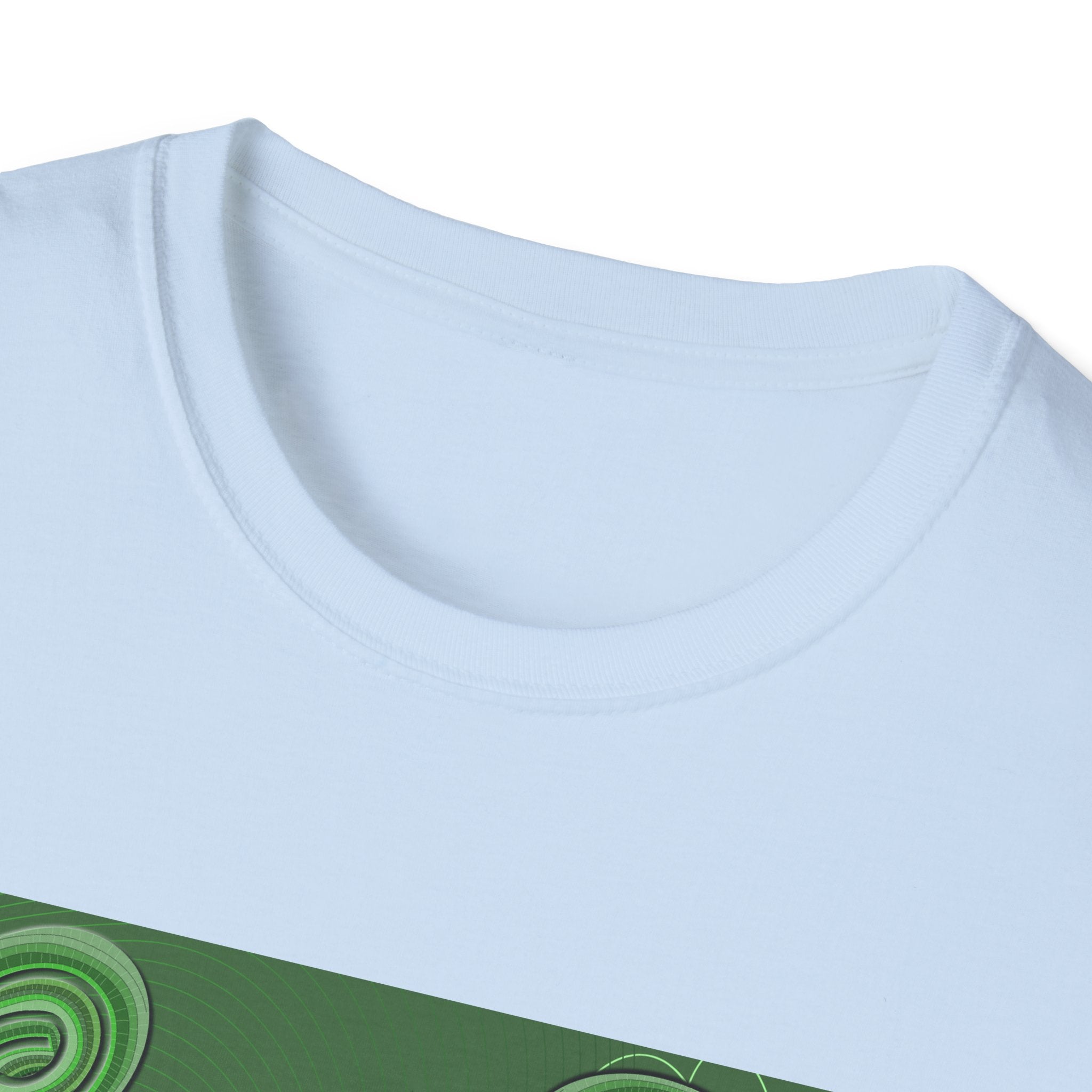 Shape Your Identity – Unisex Softstyle T-Shirt (Fingerprint Pattern, Multi-color)
