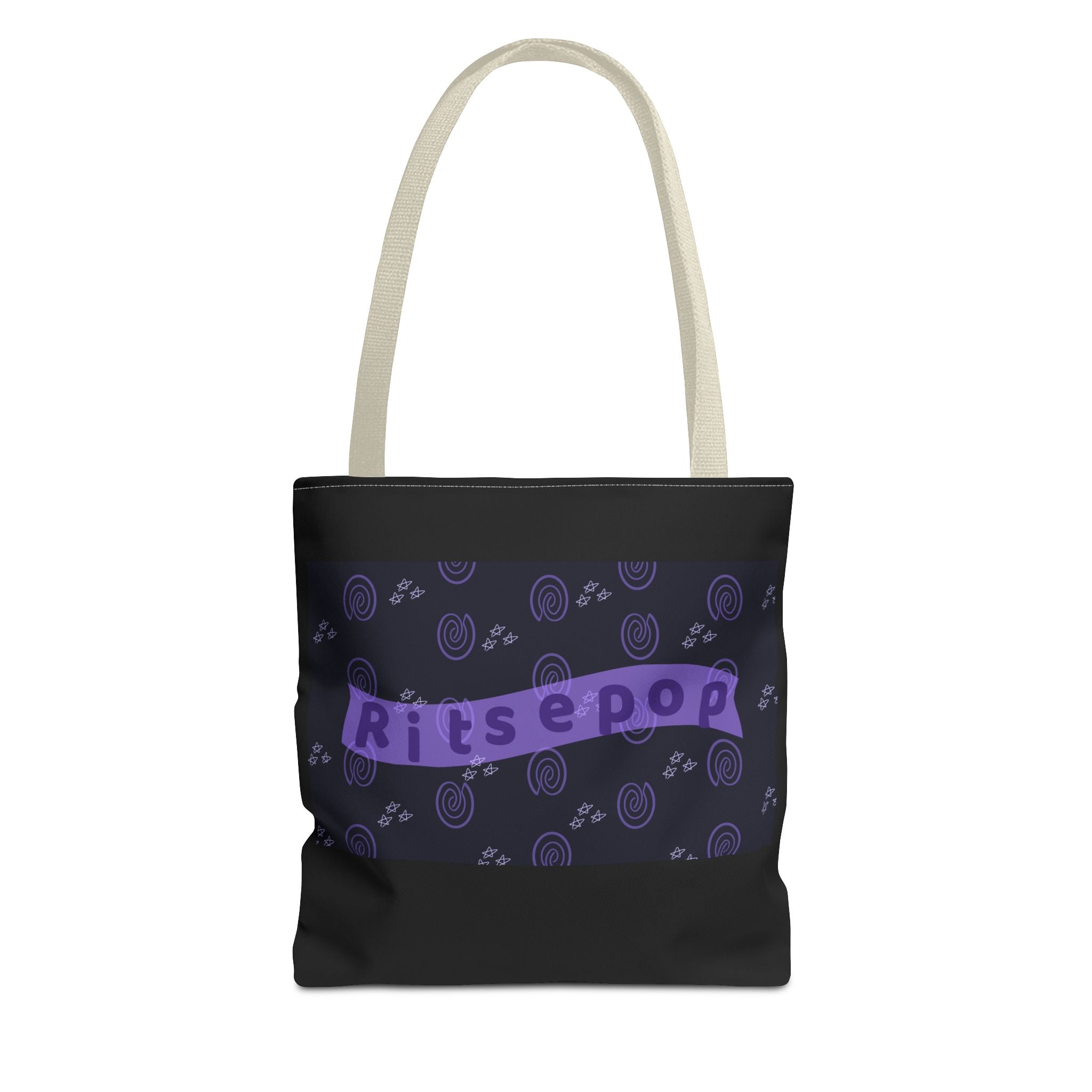 Ritsepop Fingerprint Pattern Tote Bag (AOP)