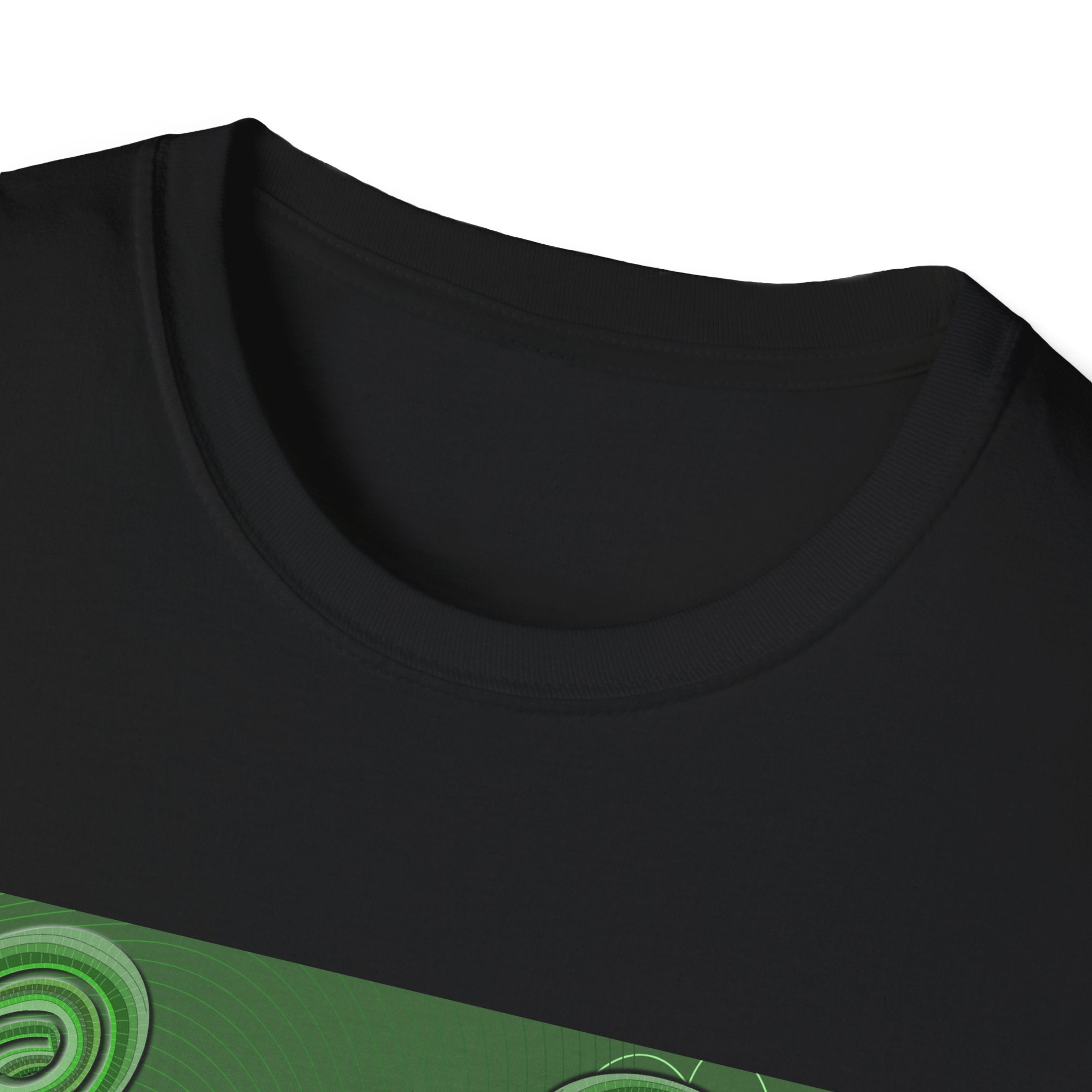 Shape Your Identity – Unisex Softstyle T-Shirt (Fingerprint Pattern, Multi-color)