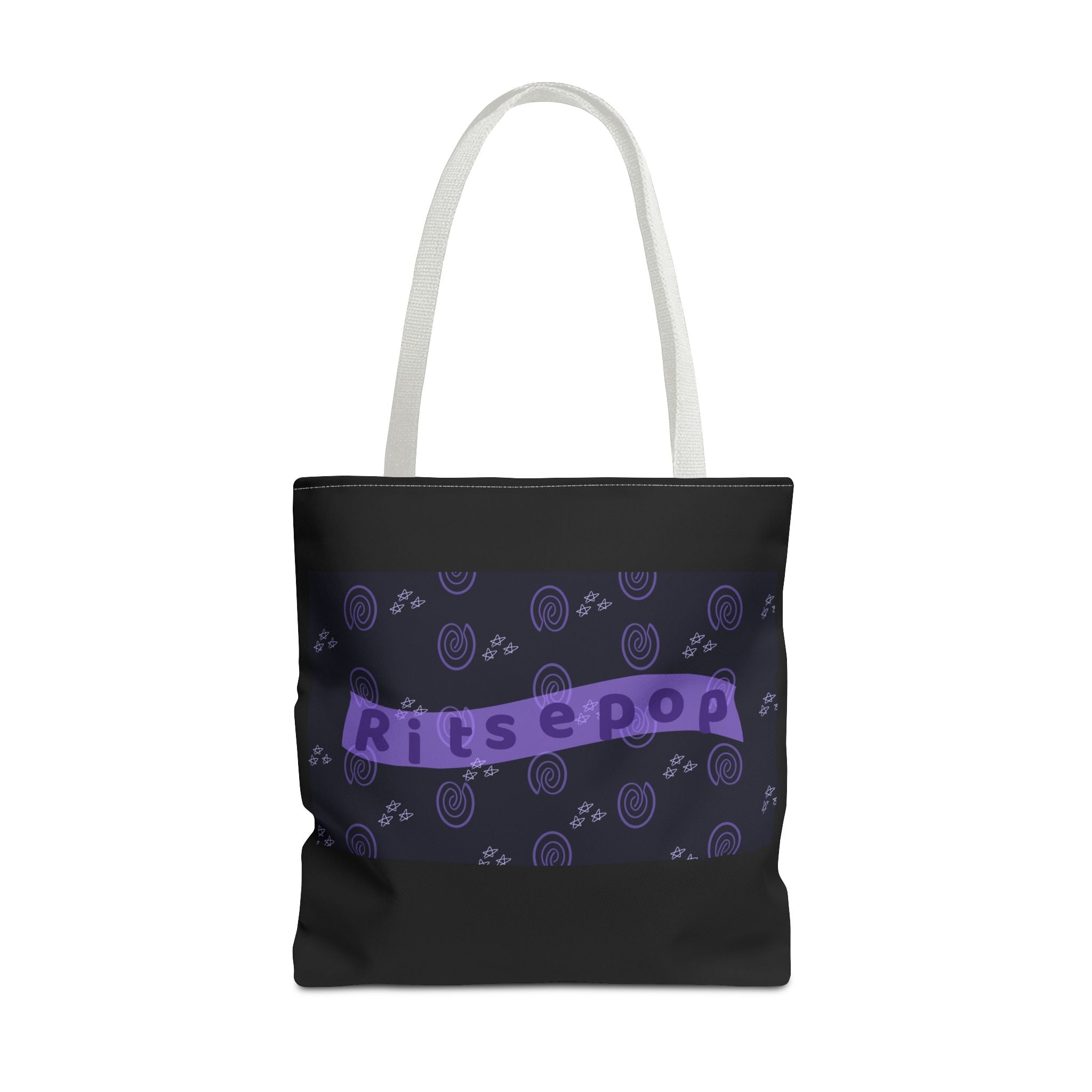 Ritsepop Fingerprint Pattern Tote Bag (AOP)