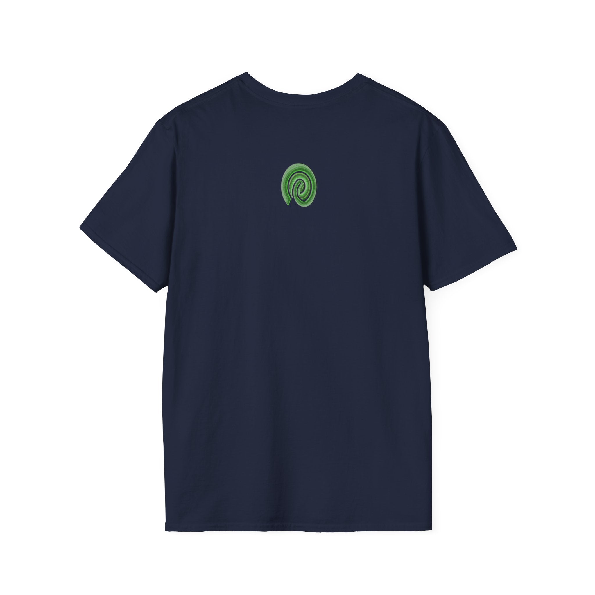 Shape Your Identity – Unisex Softstyle T-Shirt (Fingerprint Pattern, Multi-color)