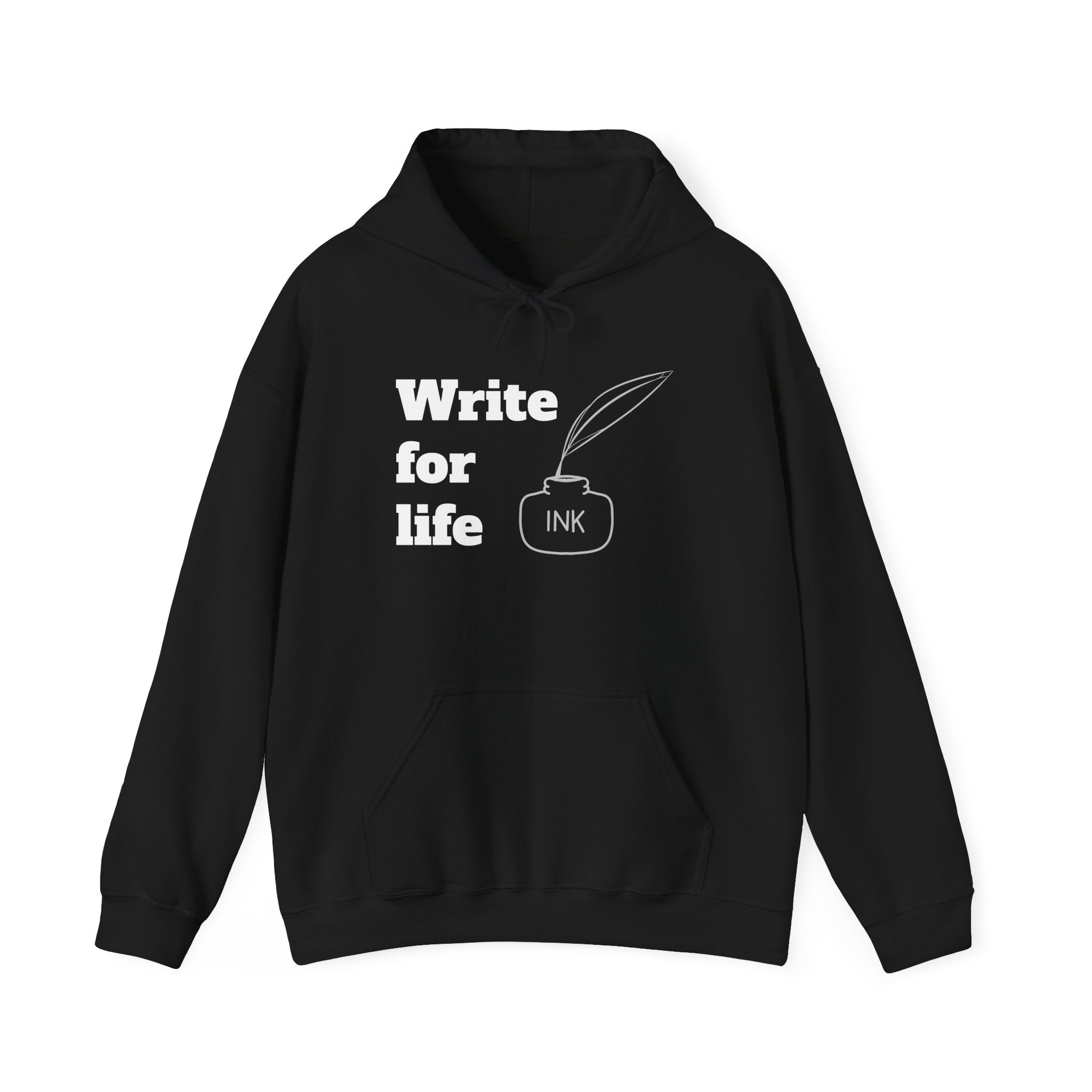 Write for life | Writer's Unisex Heavy Blend™ Hooded Sweatshirt