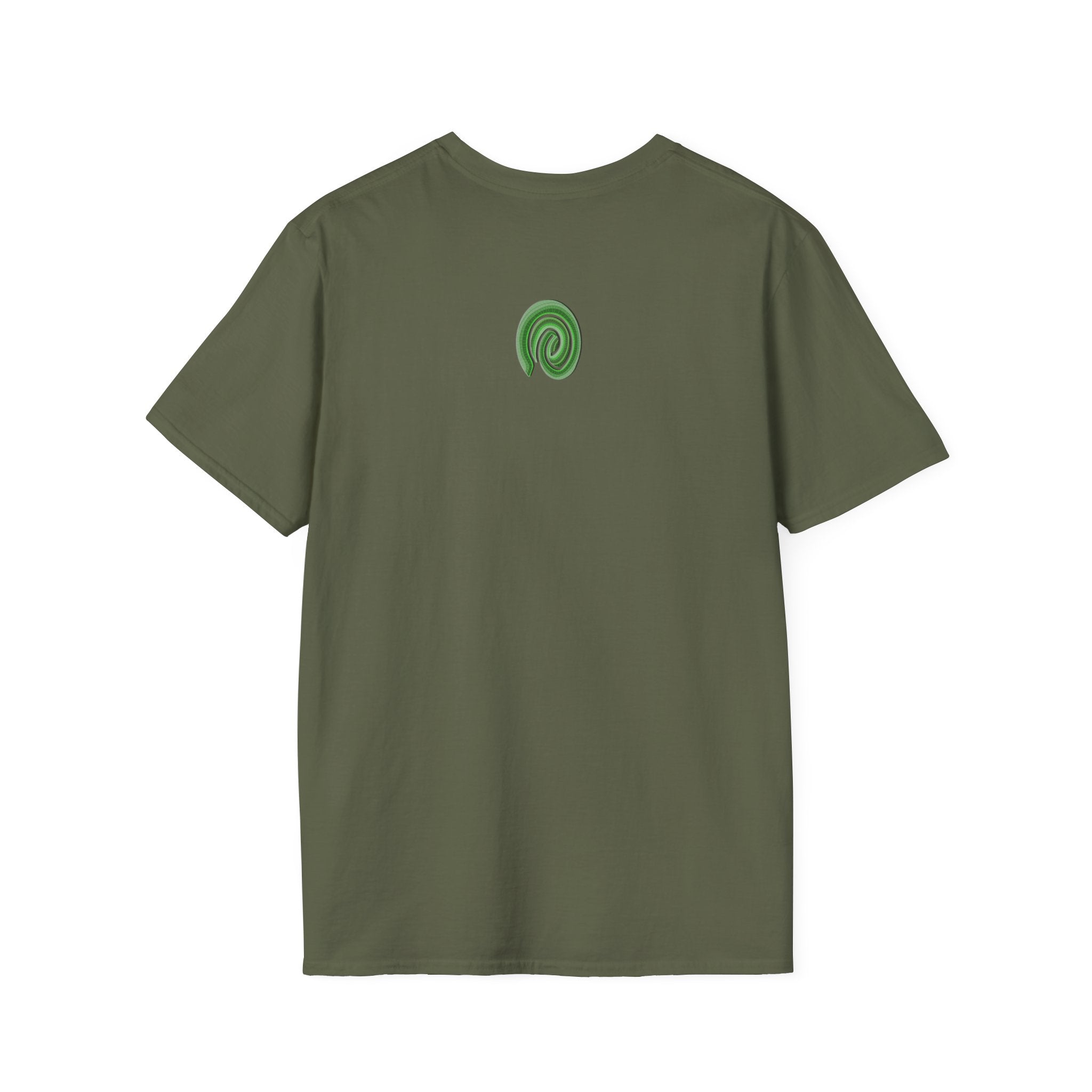 Shape Your Identity – Unisex Softstyle T-Shirt (Fingerprint Pattern, Multi-color)