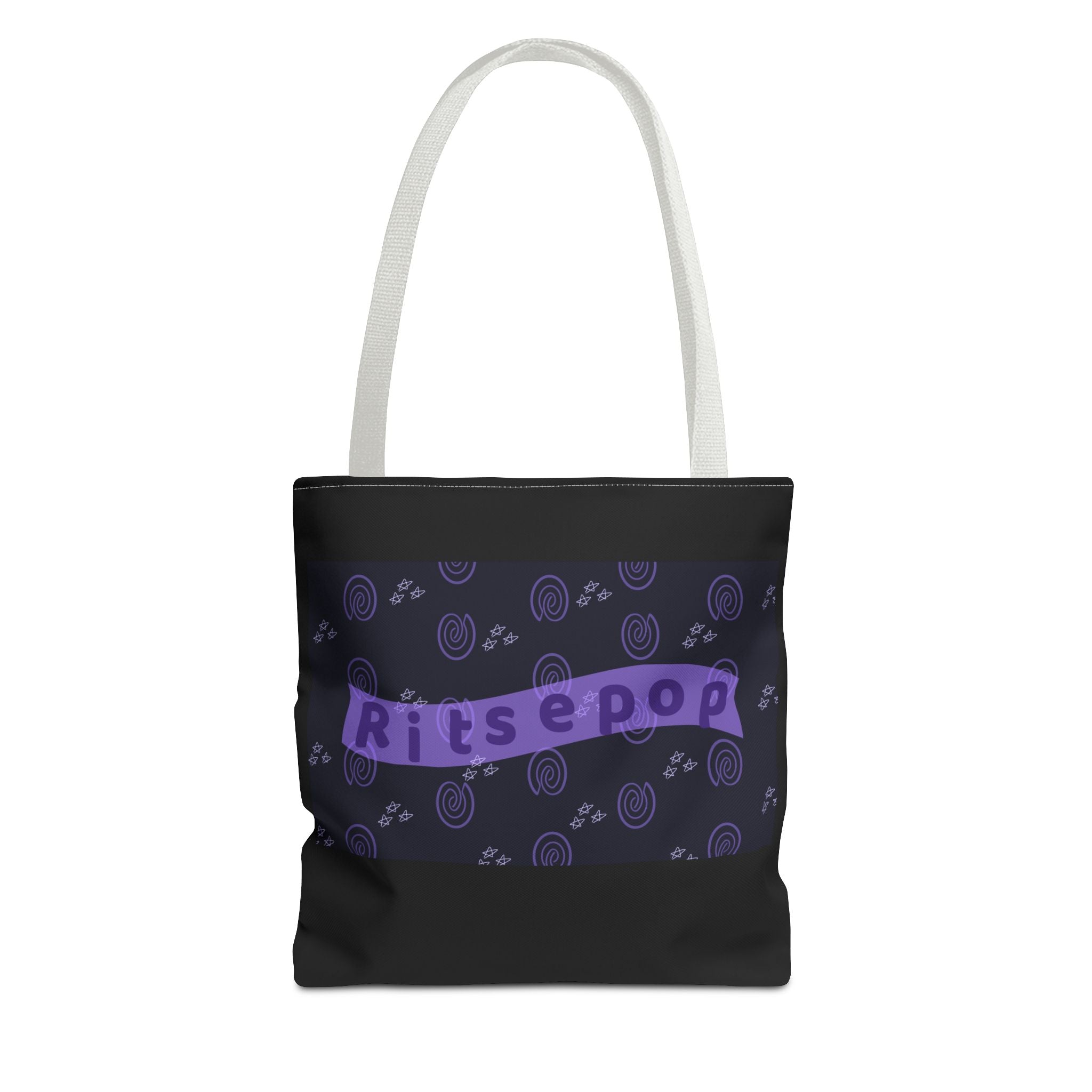 Ritsepop Fingerprint Pattern Tote Bag (AOP)