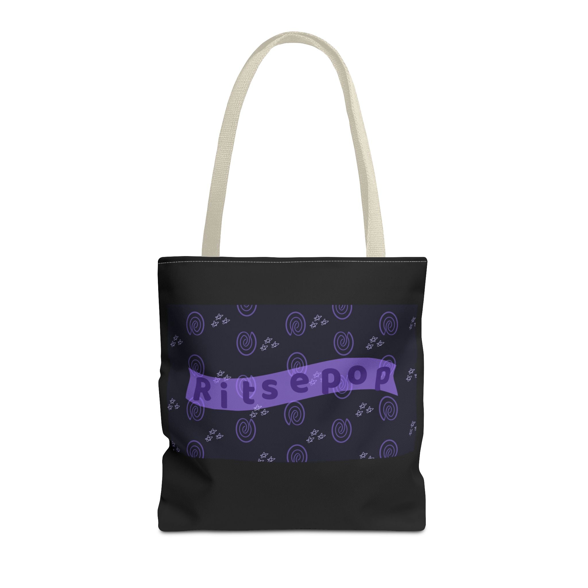 Ritsepop Fingerprint Pattern Tote Bag (AOP)