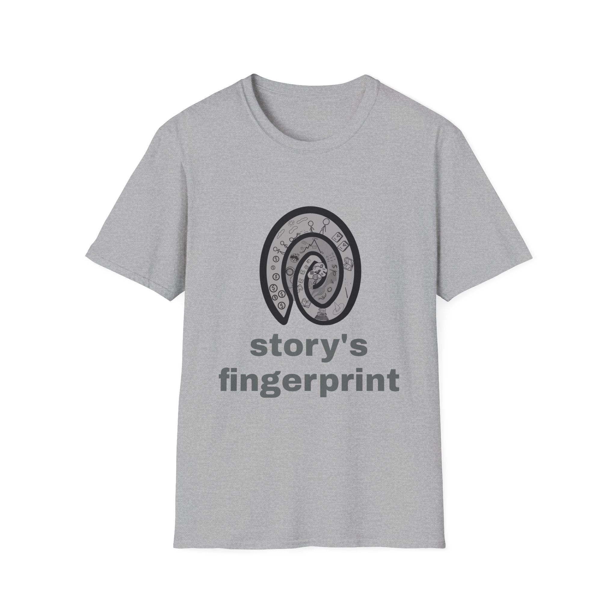Story's Fingerprint | Multiple Color| Unisex Softstyle T-Shirt
