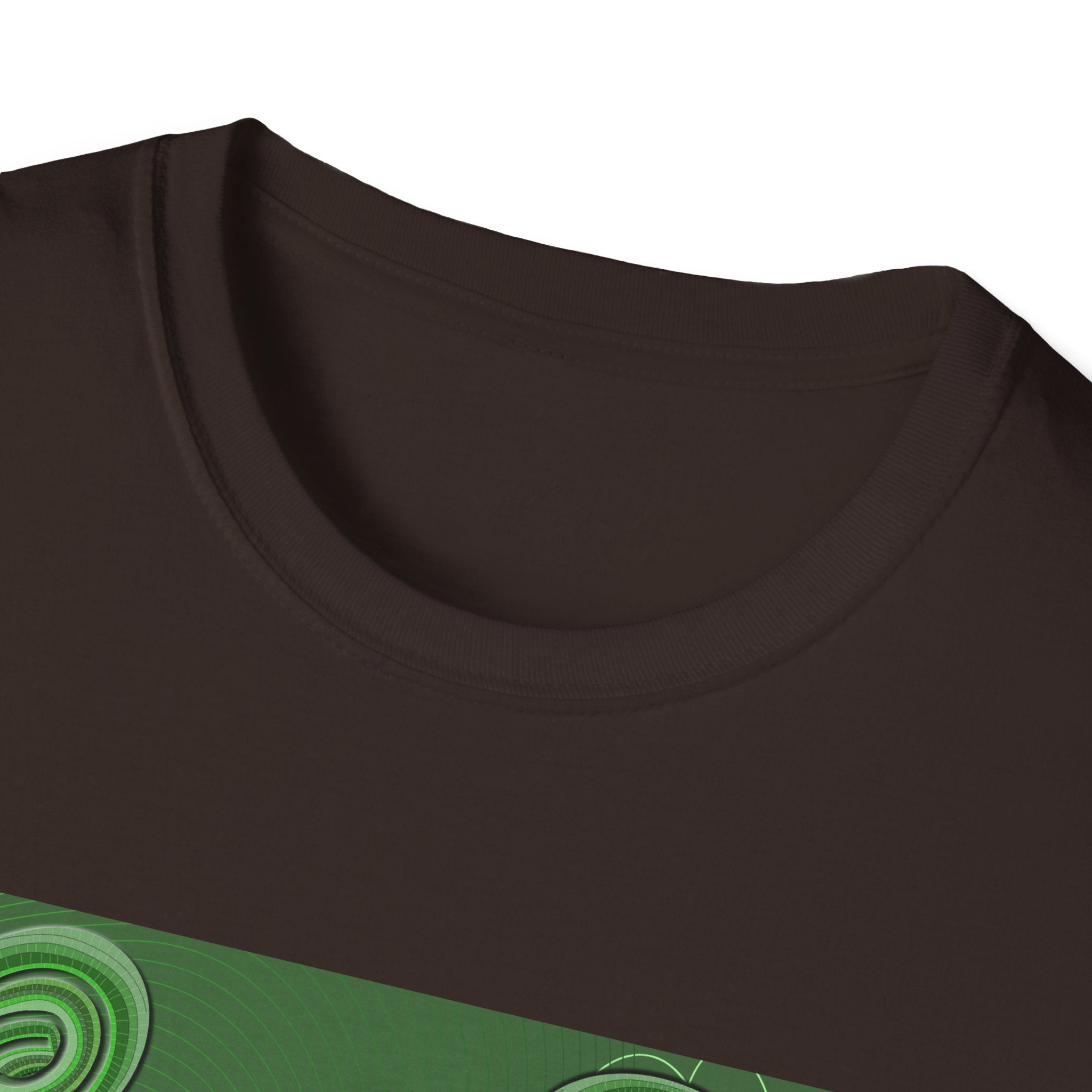 Shape Your Identity – Unisex Softstyle T-Shirt (Fingerprint Pattern, Multi-color)