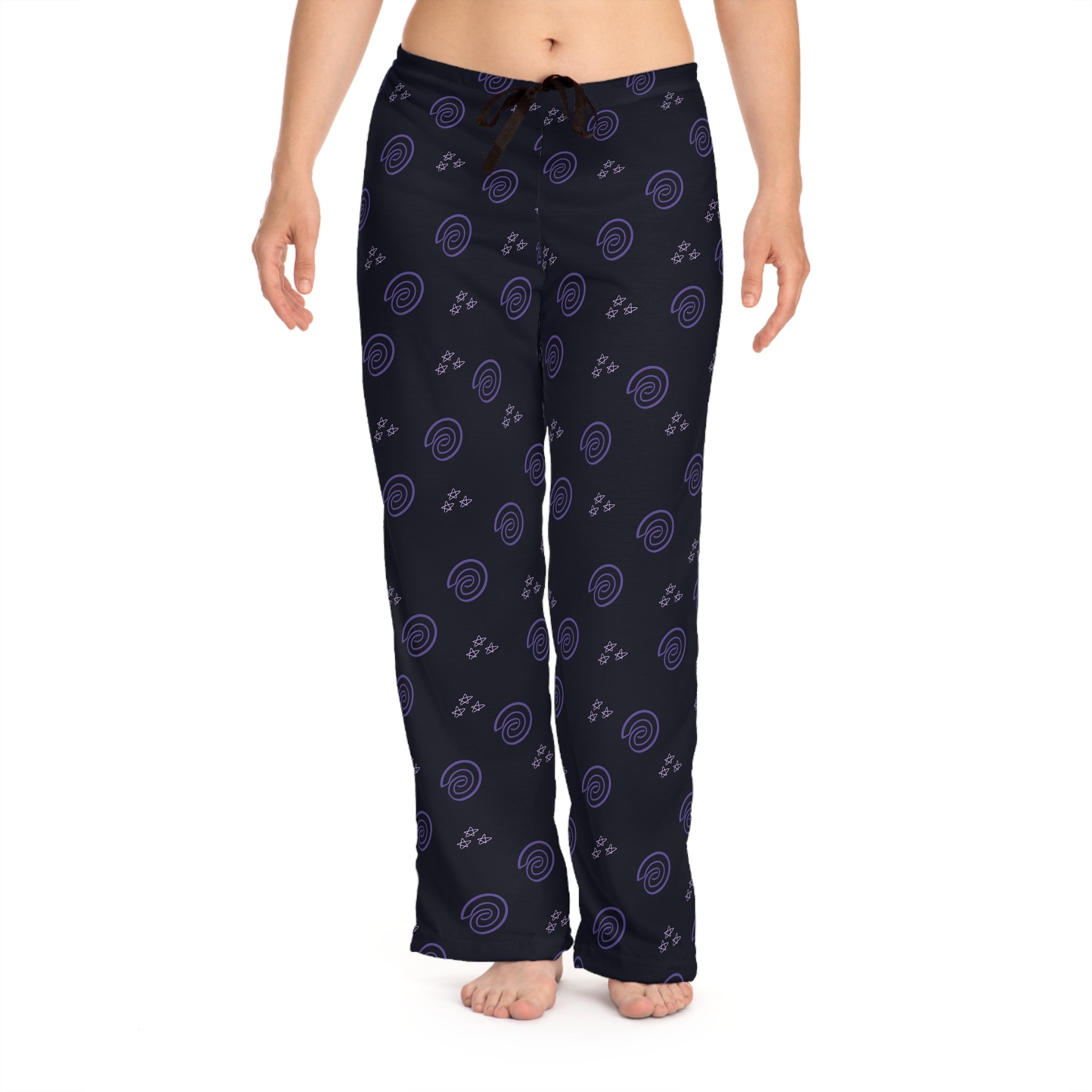 Ritsepop Fingerprint Pattern Women's Pajama Pants (AOP)