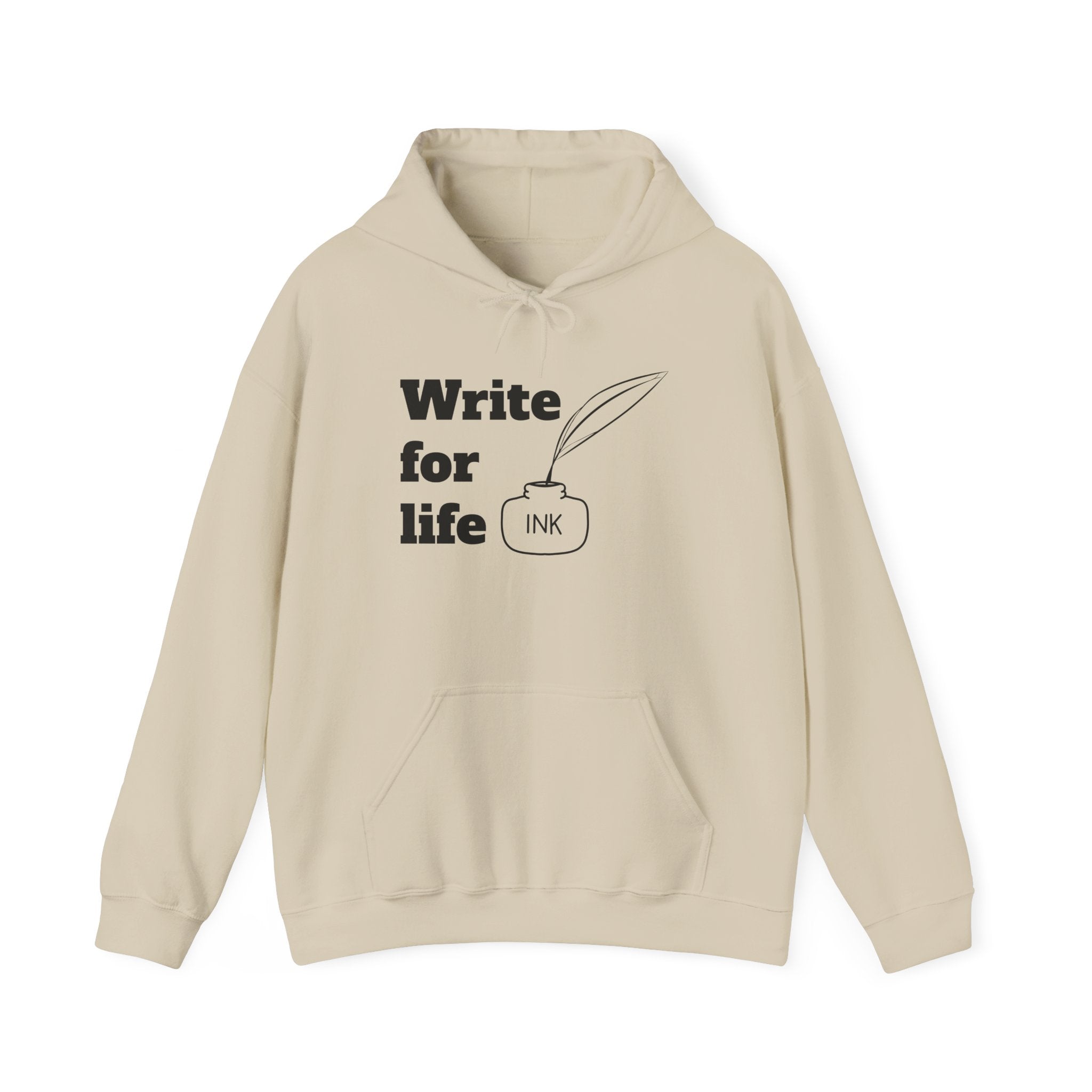 Write for life | Writer's Unisex Heavy Blend™ Hooded Sweatshirt