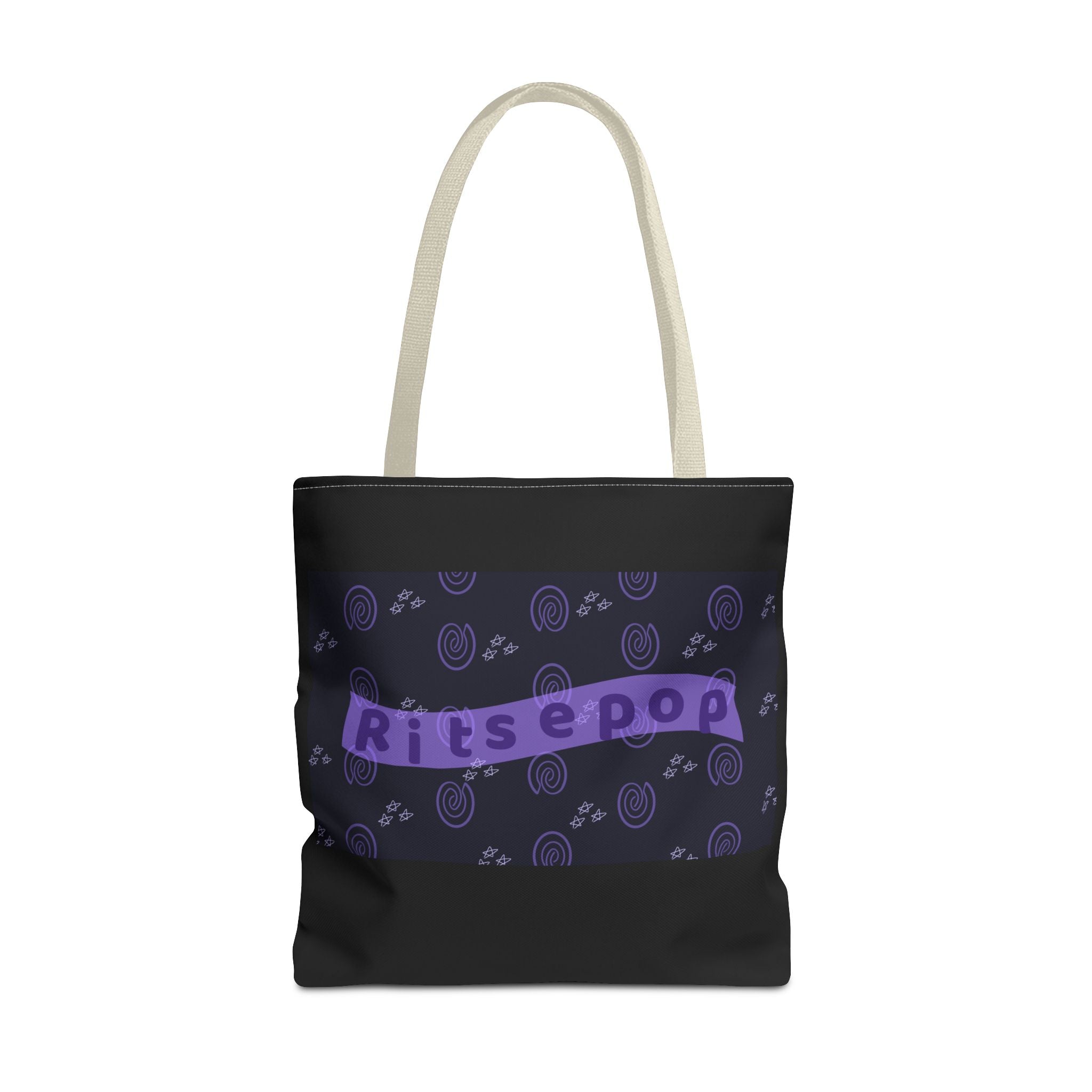 Ritsepop Fingerprint Pattern Tote Bag (AOP)
