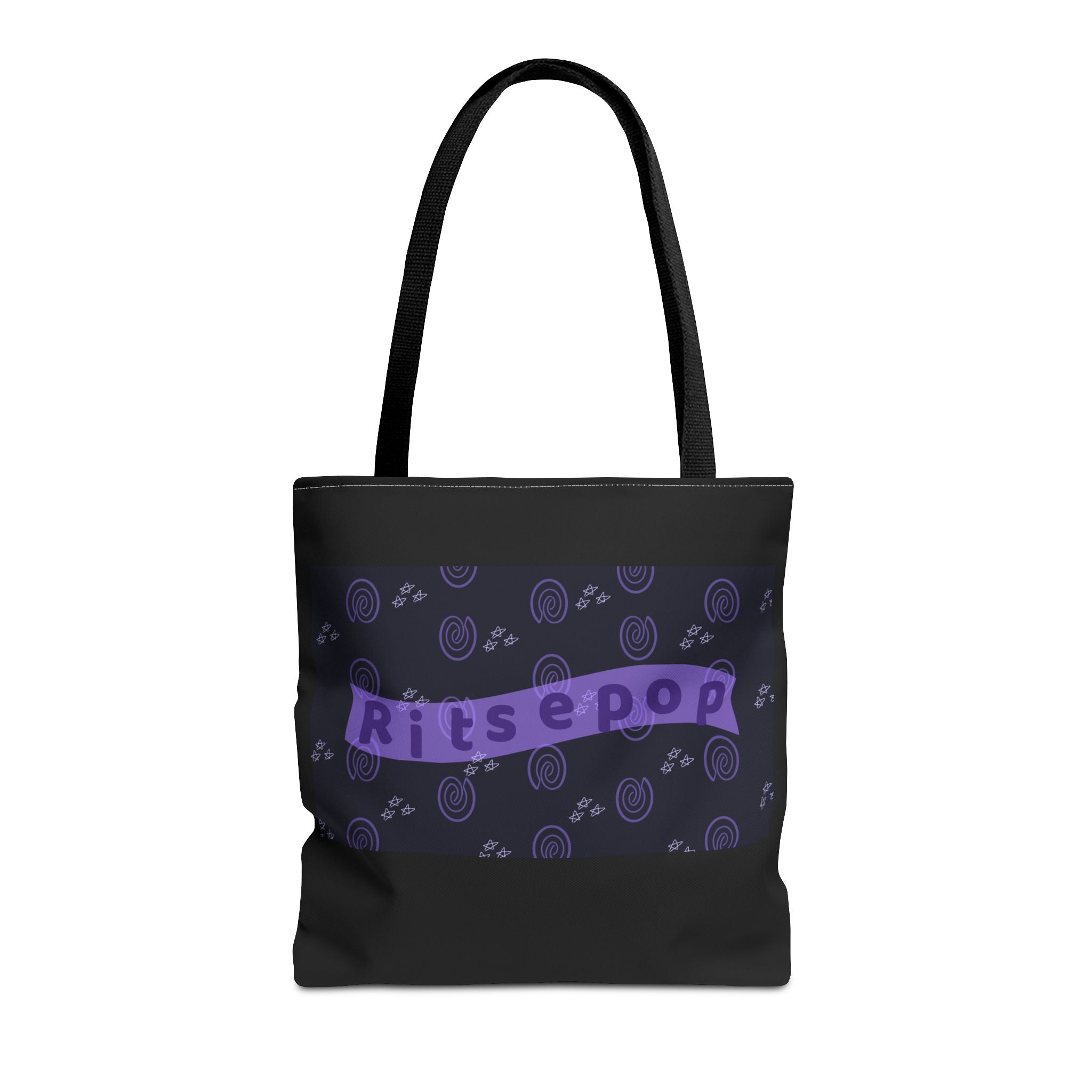 Ritsepop Fingerprint Pattern Tote Bag (AOP)