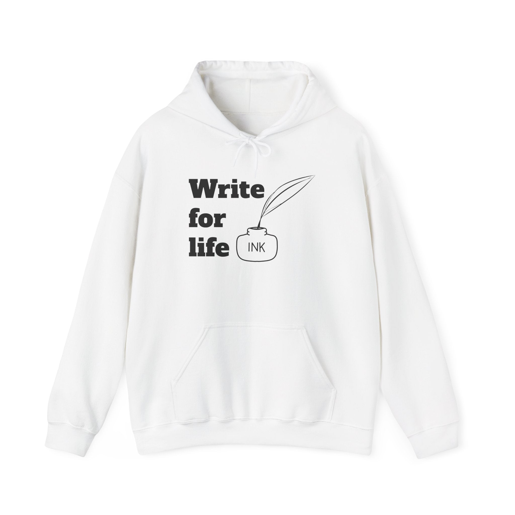 Write for life | Writer's Unisex Heavy Blend™ Hooded Sweatshirt