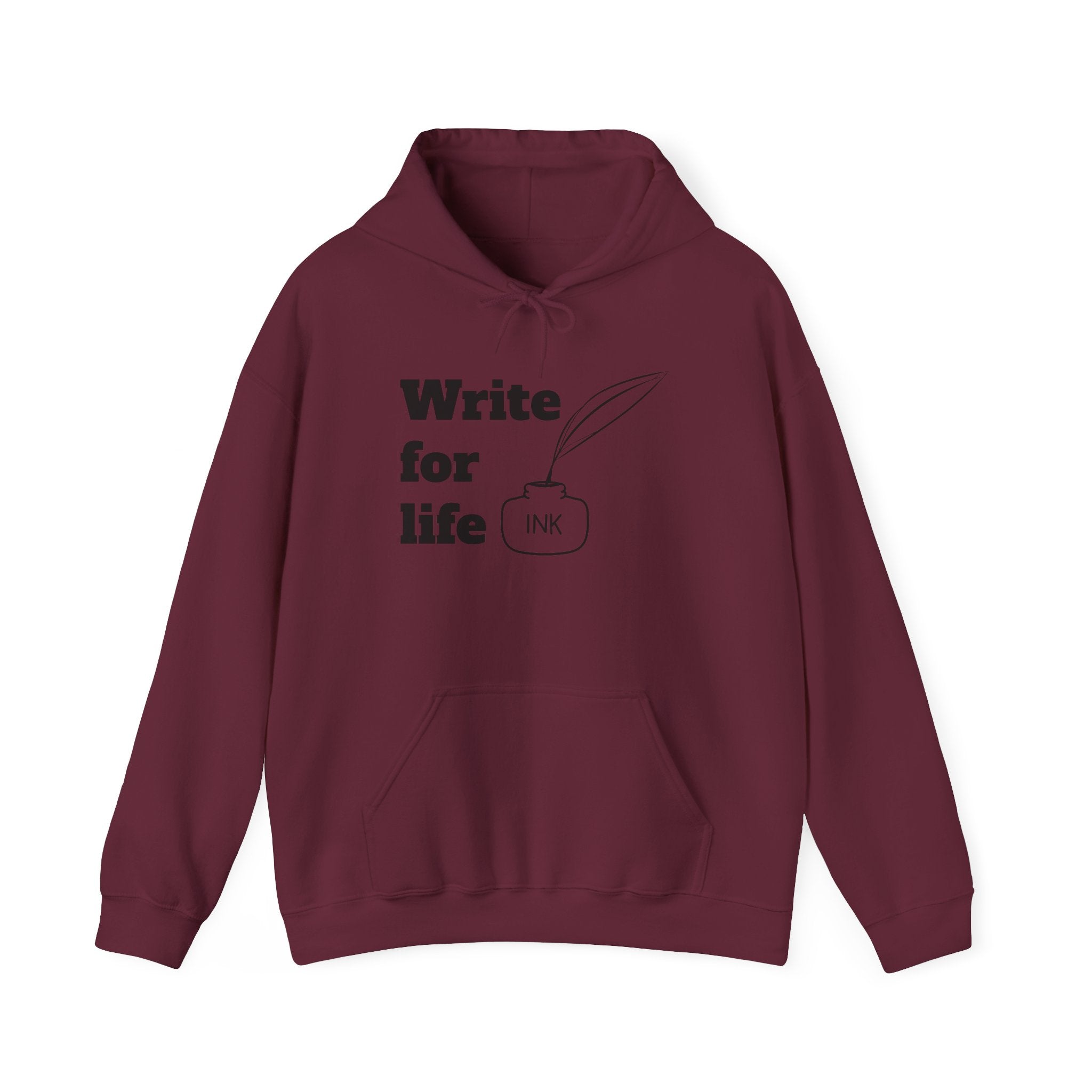 Write for life | Writer's Unisex Heavy Blend™ Hooded Sweatshirt