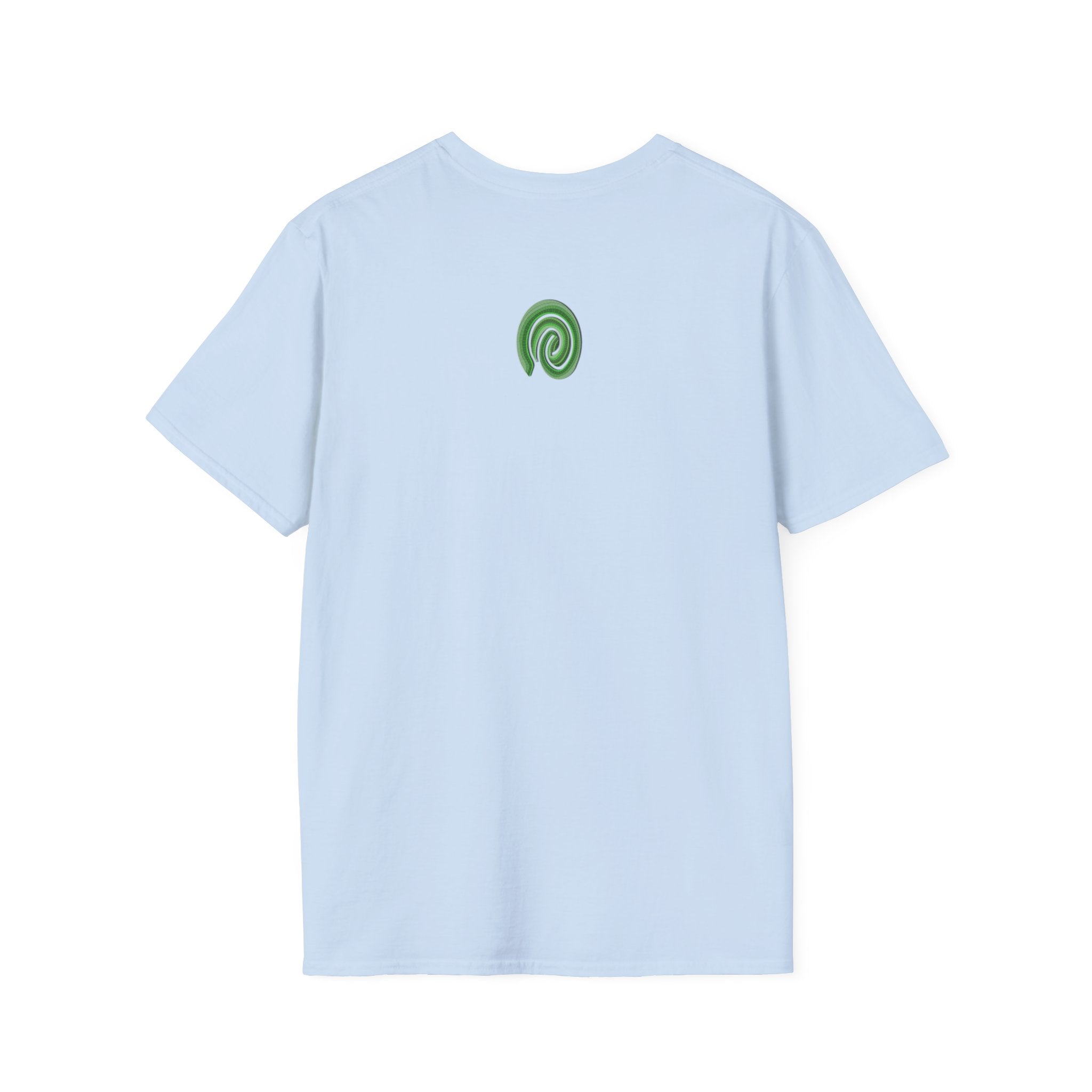 Shape Your Identity – Unisex Softstyle T-Shirt (Fingerprint Pattern, Multi-color)