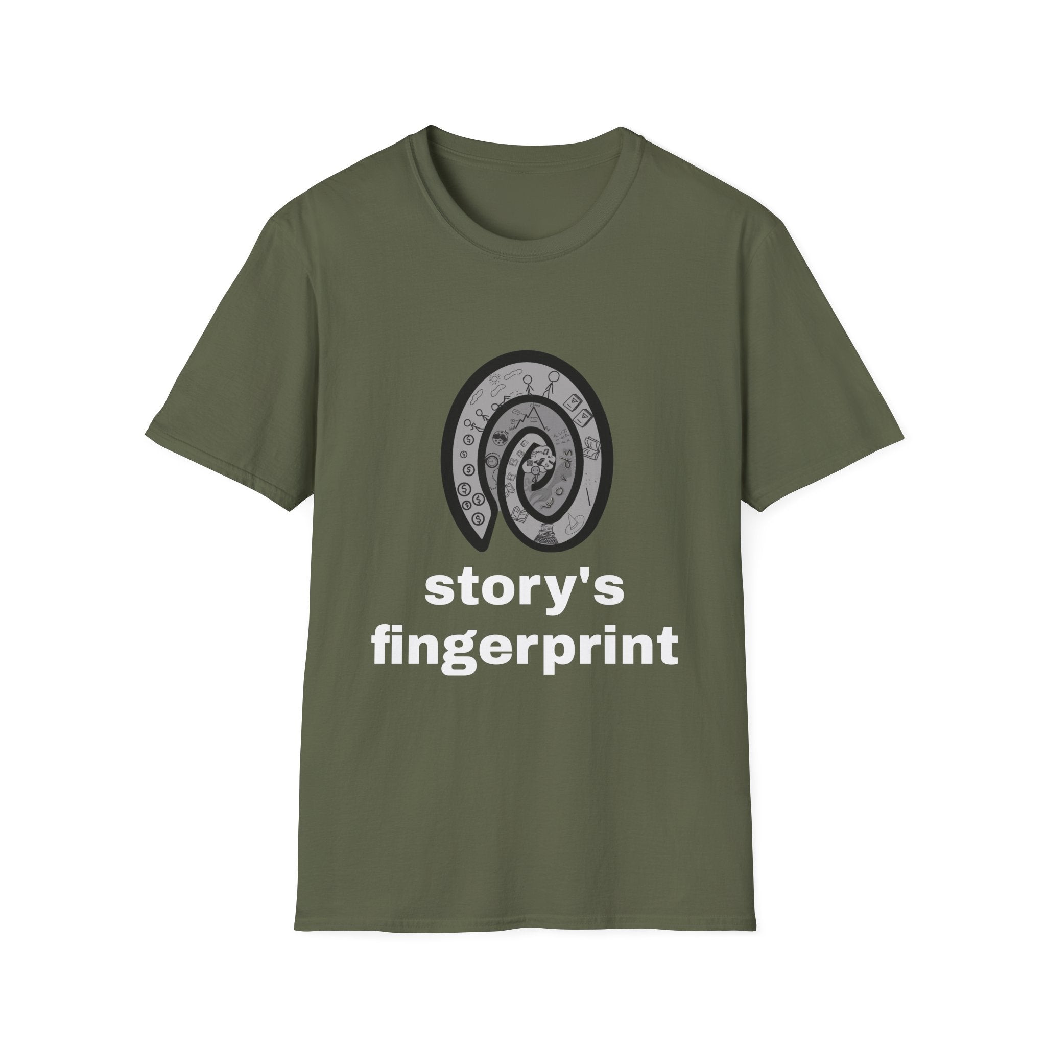 Story's Fingerprint | Multiple Color| Unisex Softstyle T-Shirt