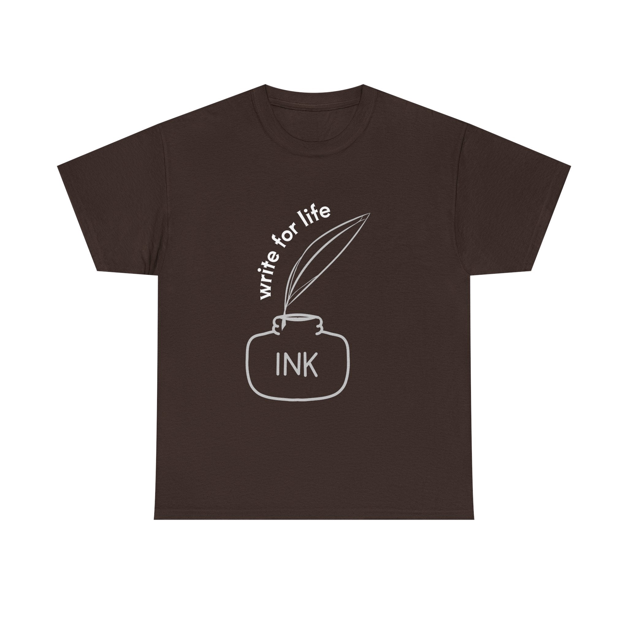 Write For Life T-Shirt | Multiple Color | Unisex Heavy Cotton Tee