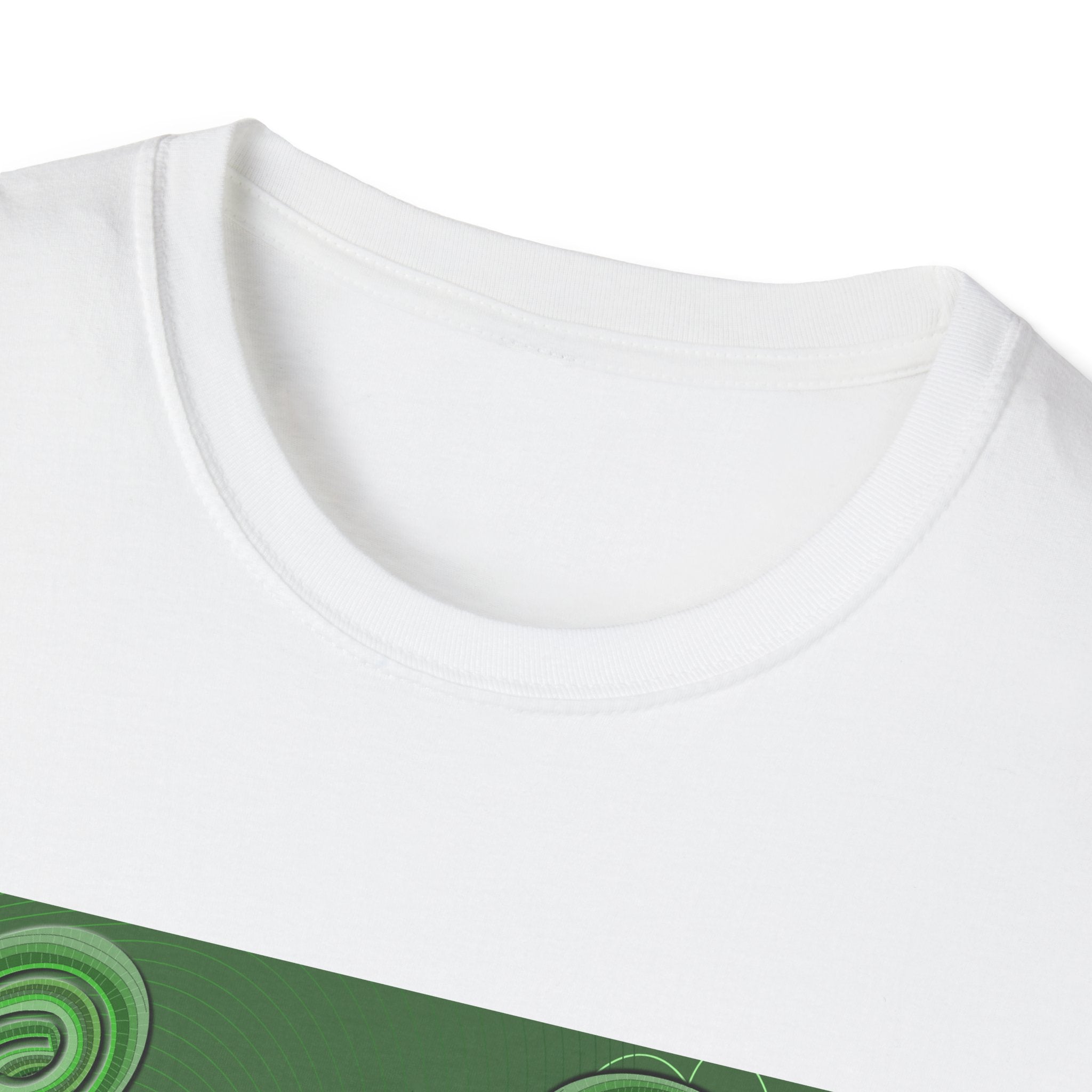 Shape Your Identity – Unisex Softstyle T-Shirt (Fingerprint Pattern, Multi-color)