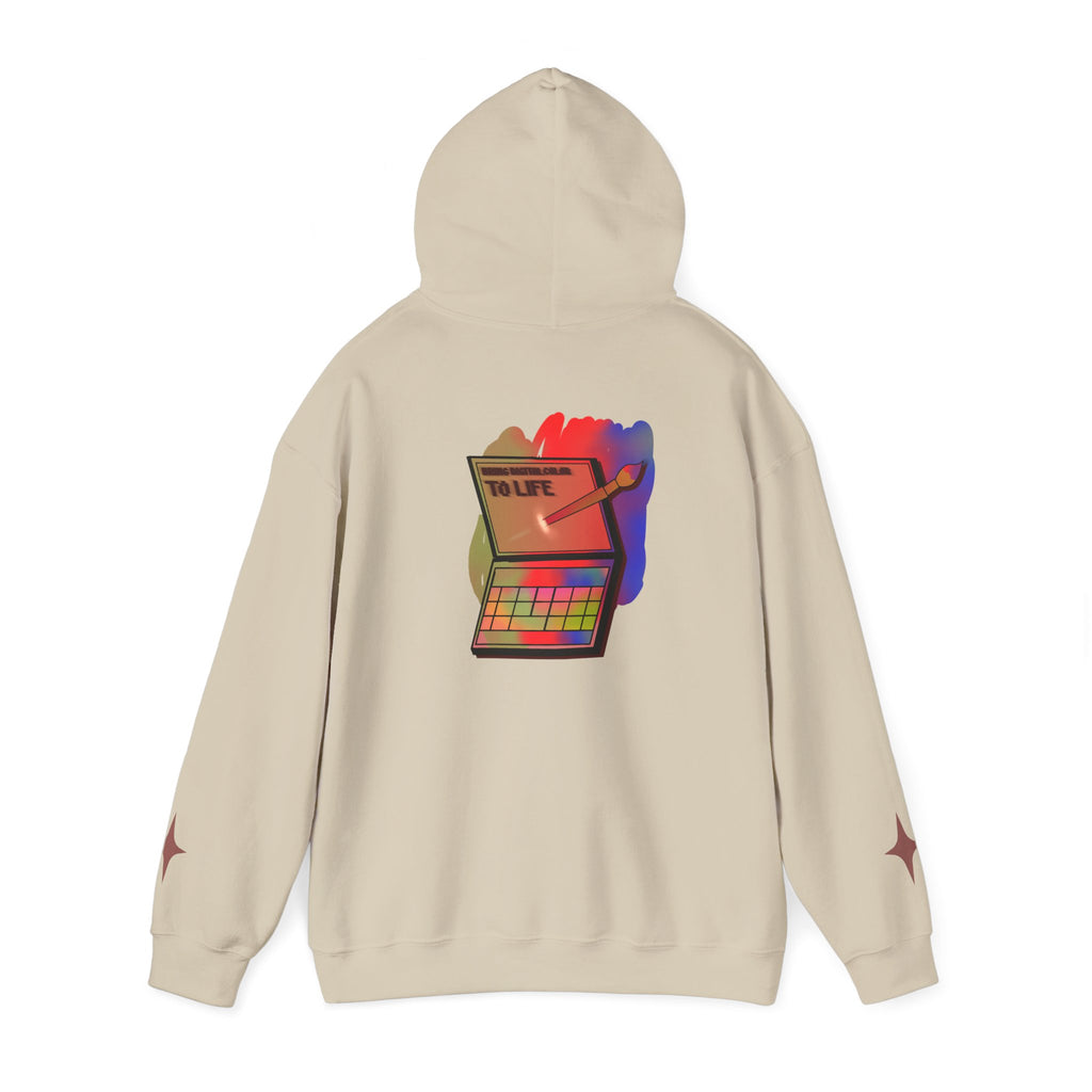 Colorful Gradient Hoodie — 'Bring Color to Life' Vibrant Pullover