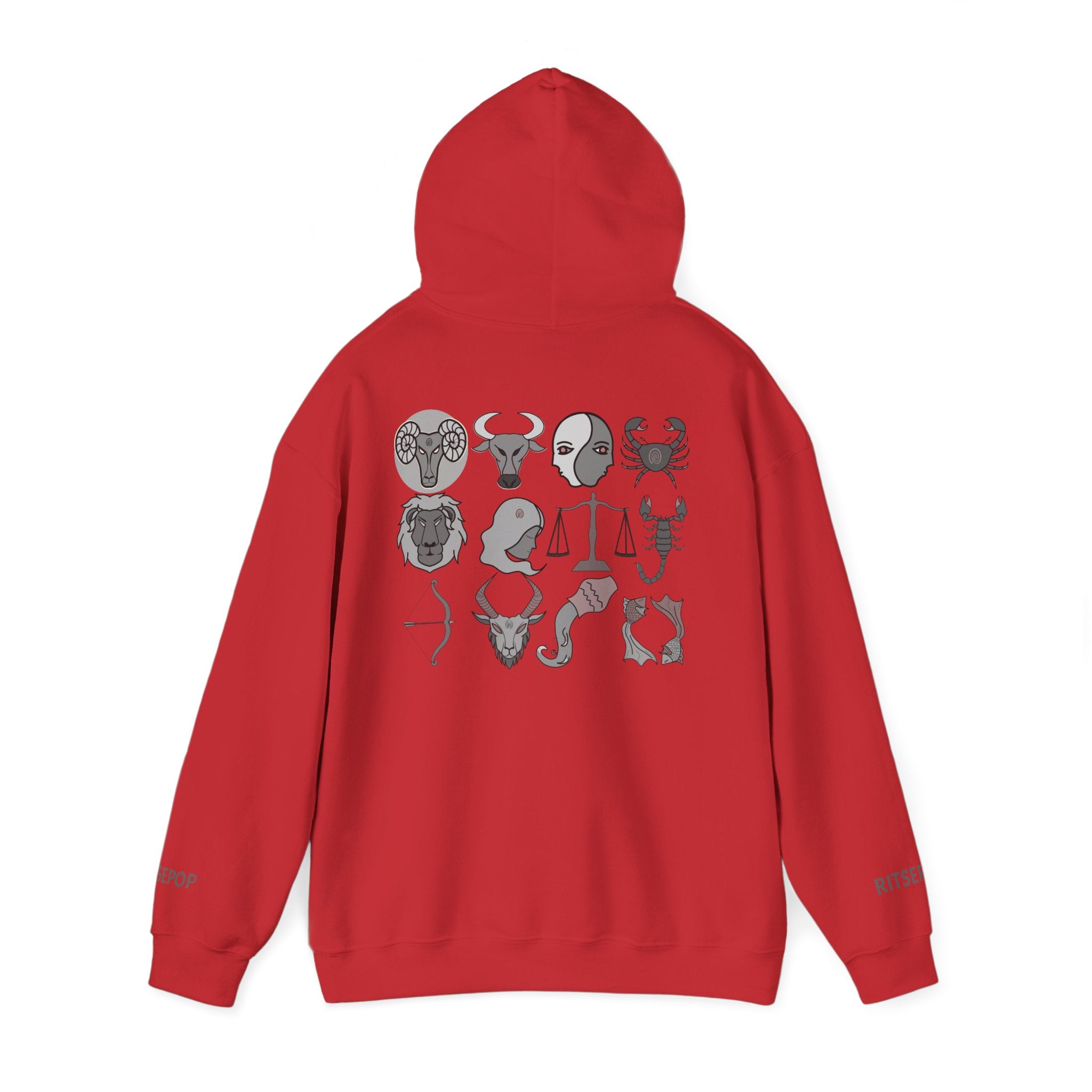 Aries Constellation Hoodie — Zodiac Ram Graphic Sweatshirt