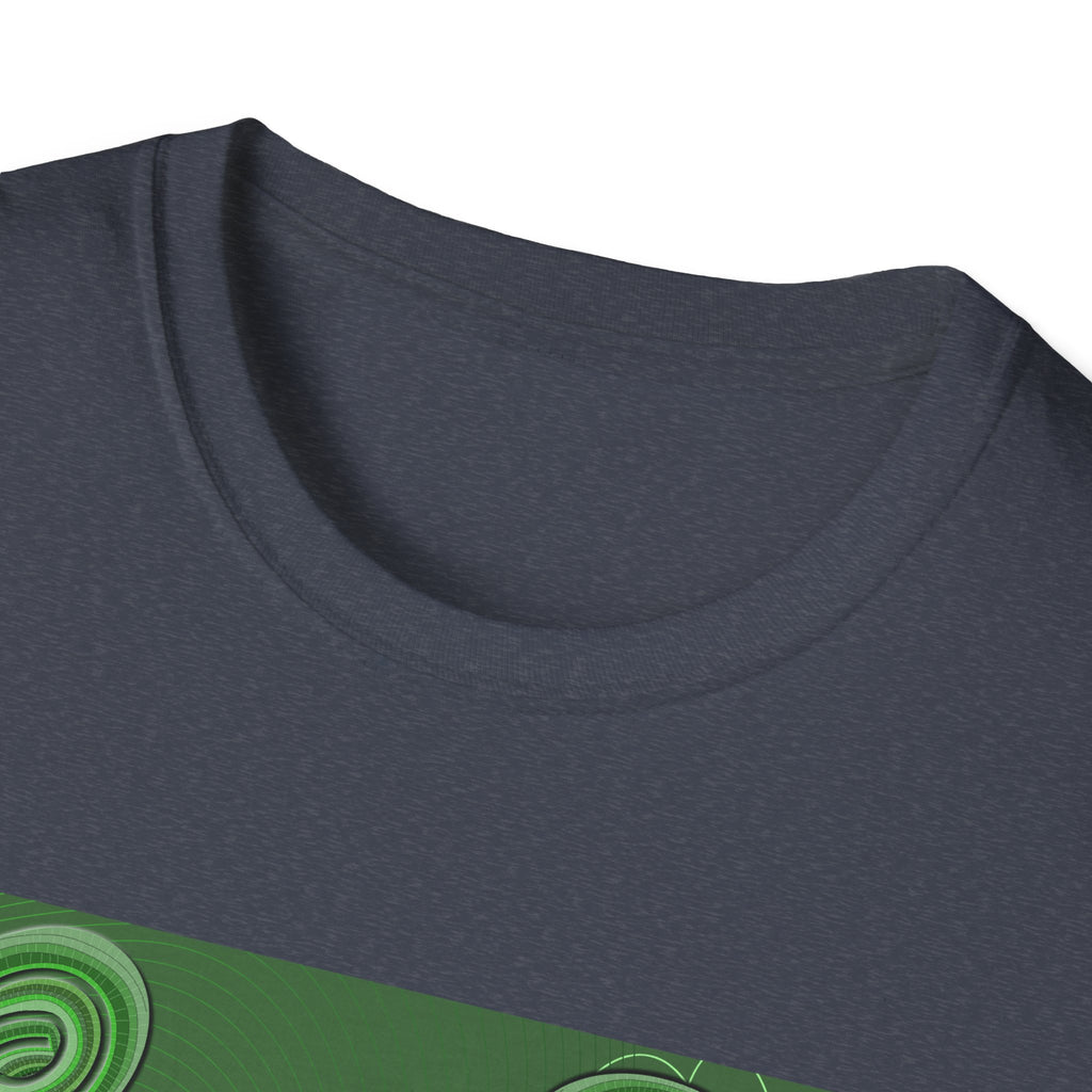 Shape Your Identity – Unisex Softstyle T-Shirt (Fingerprint Pattern, Multi-color)