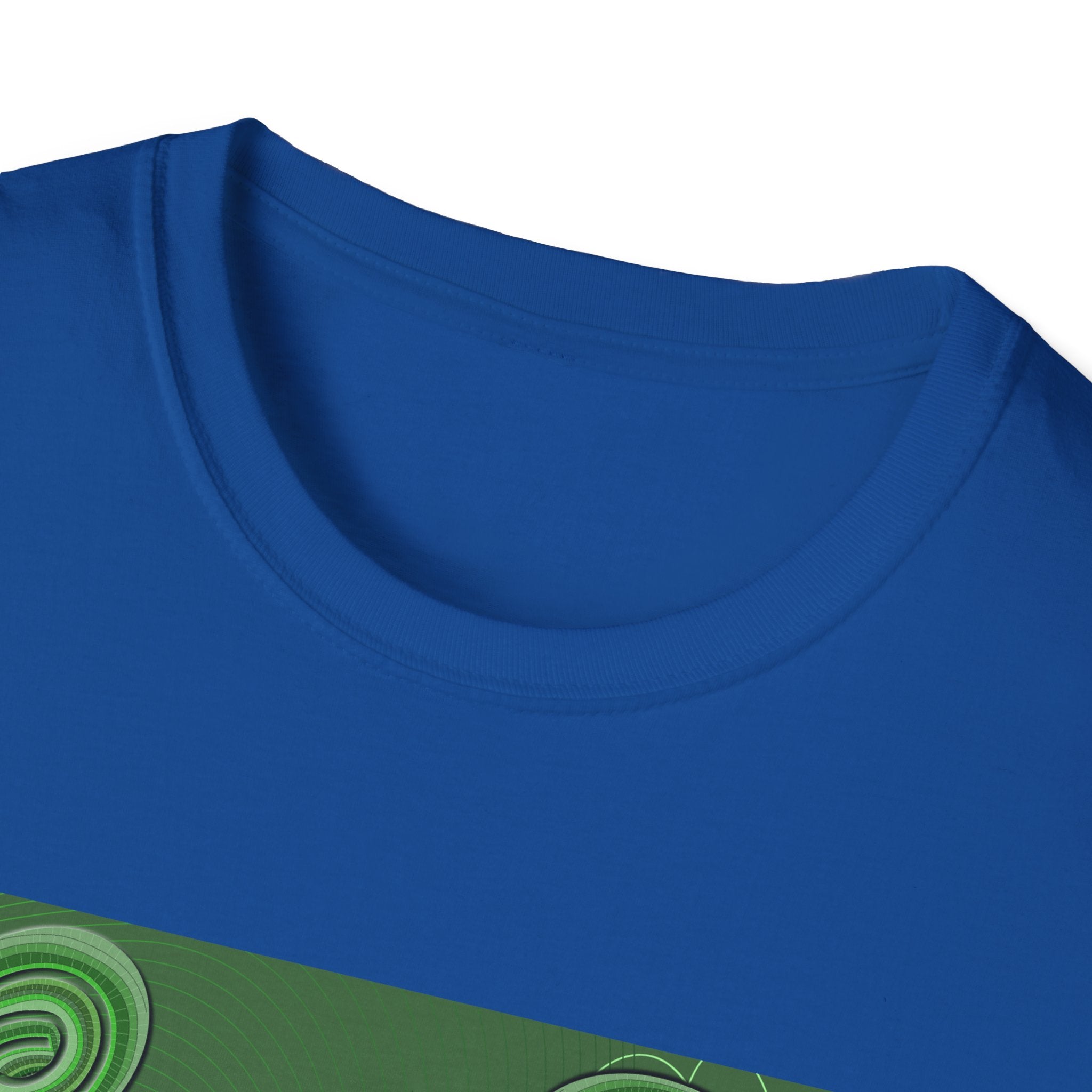 Shape Your Identity – Unisex Softstyle T-Shirt (Fingerprint Pattern, Multi-color)