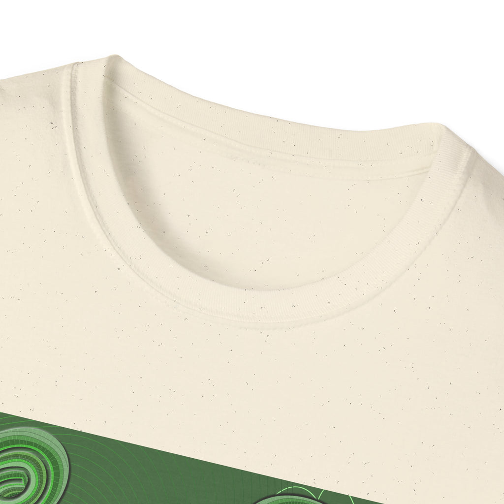 Shape Your Identity – Unisex Softstyle T-Shirt (Fingerprint Pattern, Multi-color)