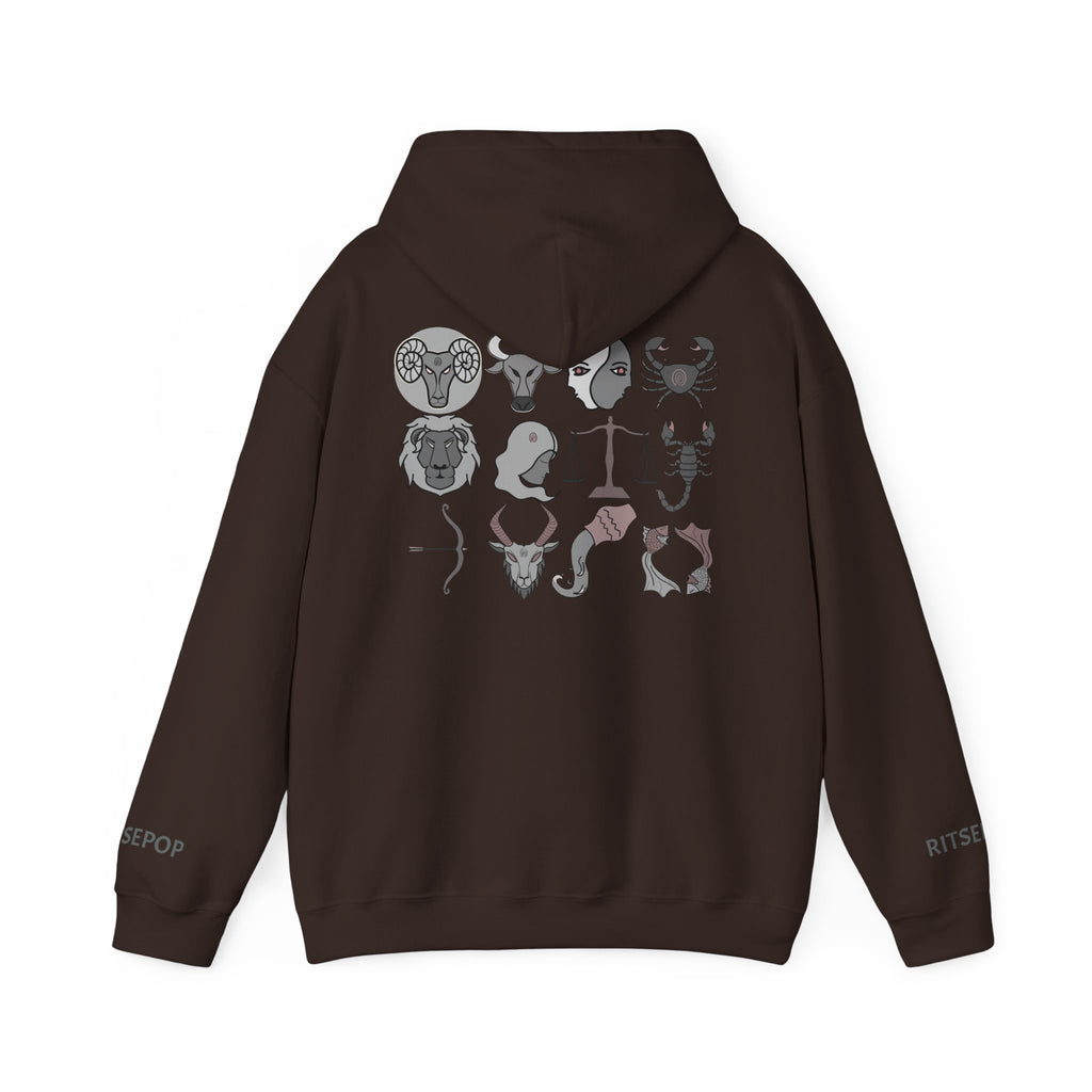 Aries Constellation Hoodie — Zodiac Ram Graphic Sweatshirt