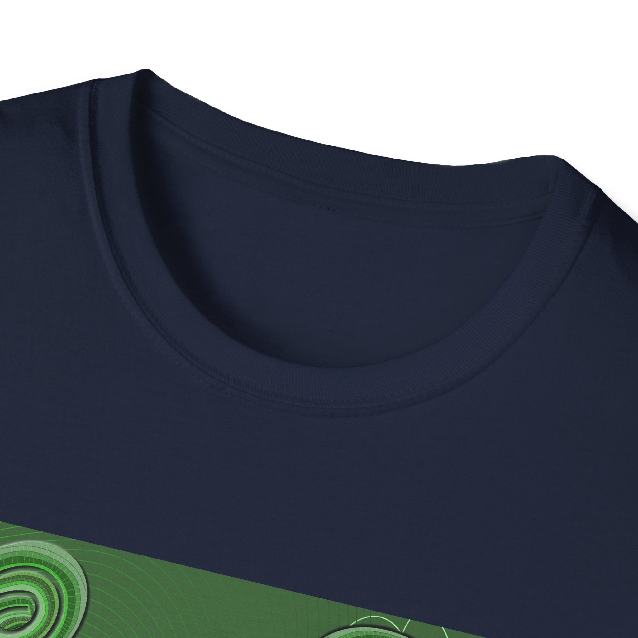 Shape Your Identity – Unisex Softstyle T-Shirt (Fingerprint Pattern, Multi-color)