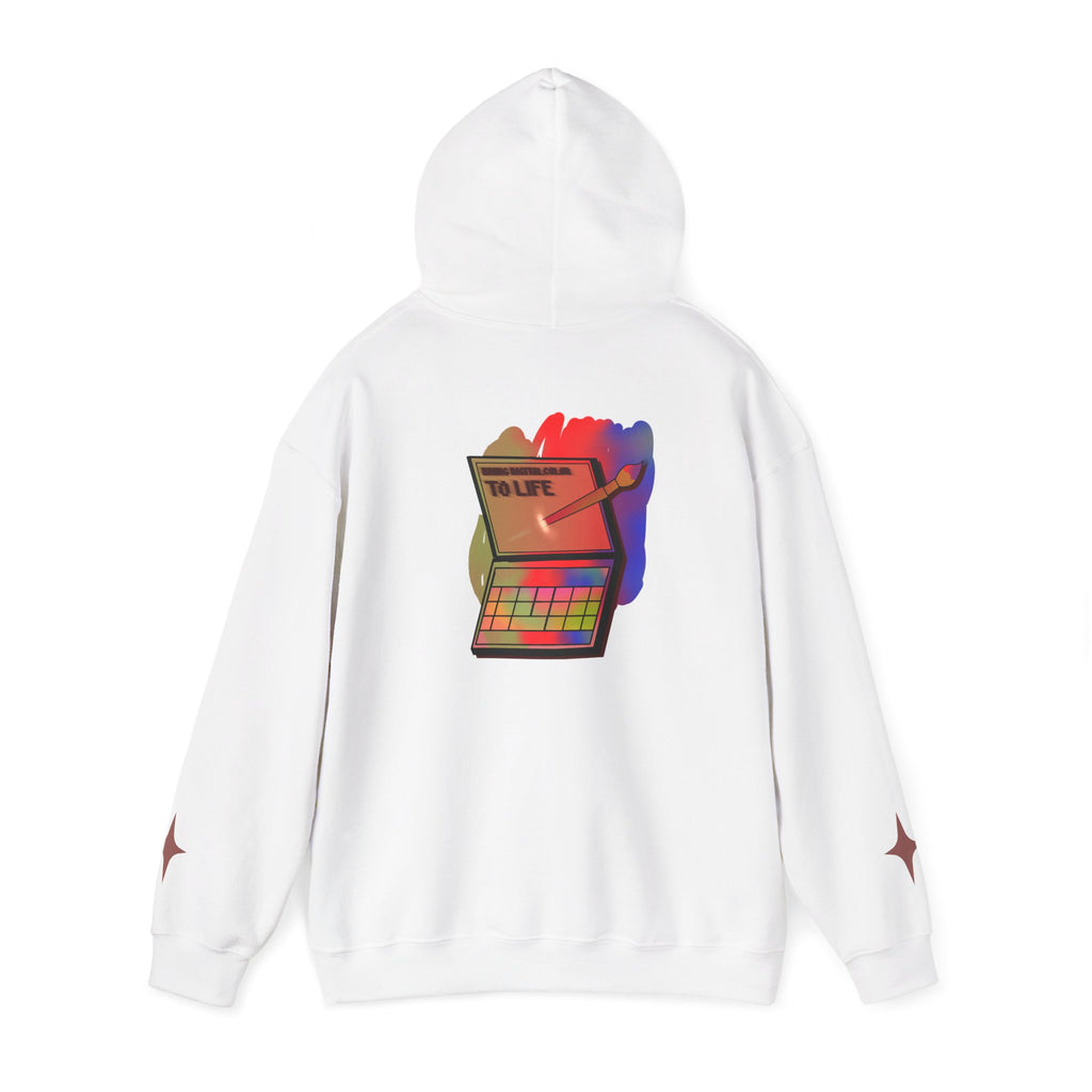 Colorful Gradient Hoodie — 'Bring Color to Life' Vibrant Pullover
