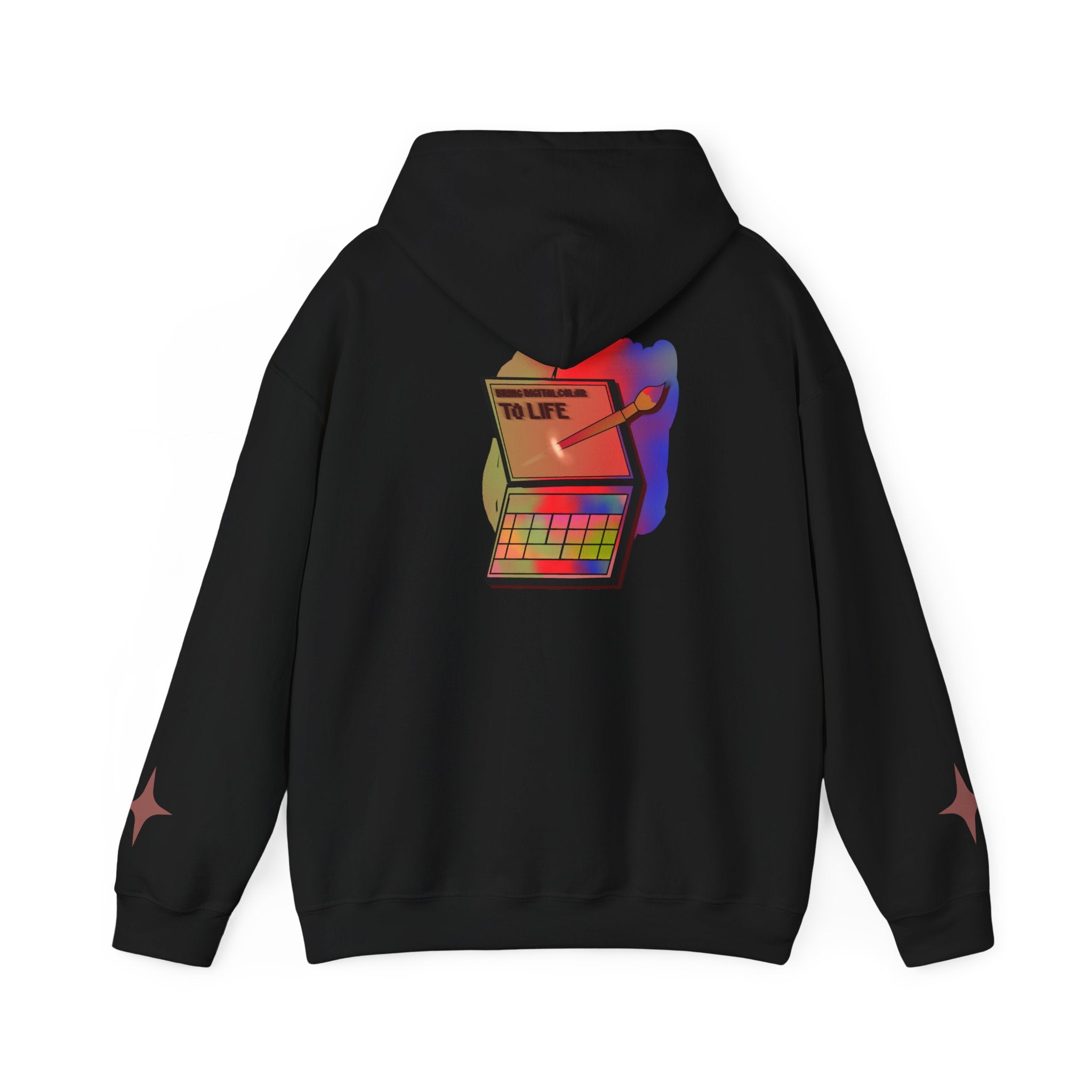 Colorful Gradient Hoodie — 'Bring Color to Life' Vibrant Pullover
