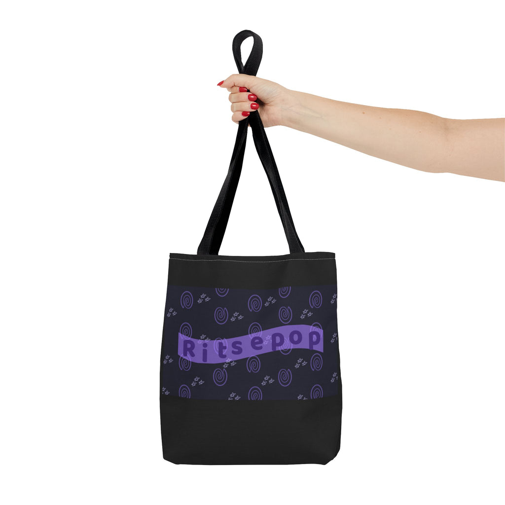 Ritsepop Fingerprint Pattern Tote Bag (AOP)