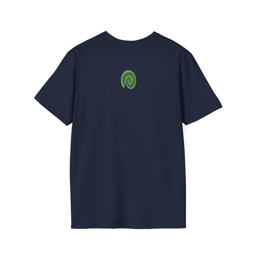 Shape Your Identity – Unisex Softstyle T-Shirt (Fingerprint Pattern, Multi-color)