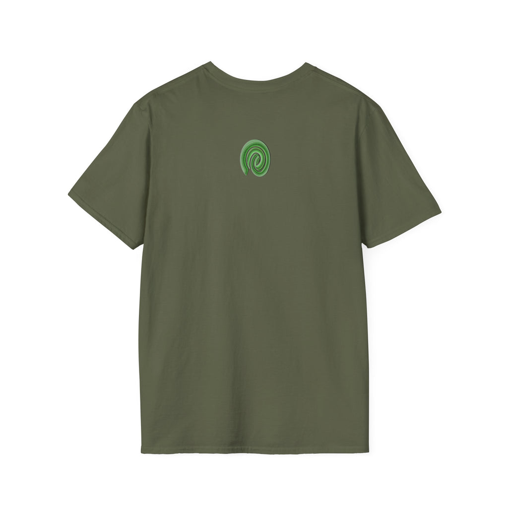 Shape Your Identity – Unisex Softstyle T-Shirt (Fingerprint Pattern, Multi-color)