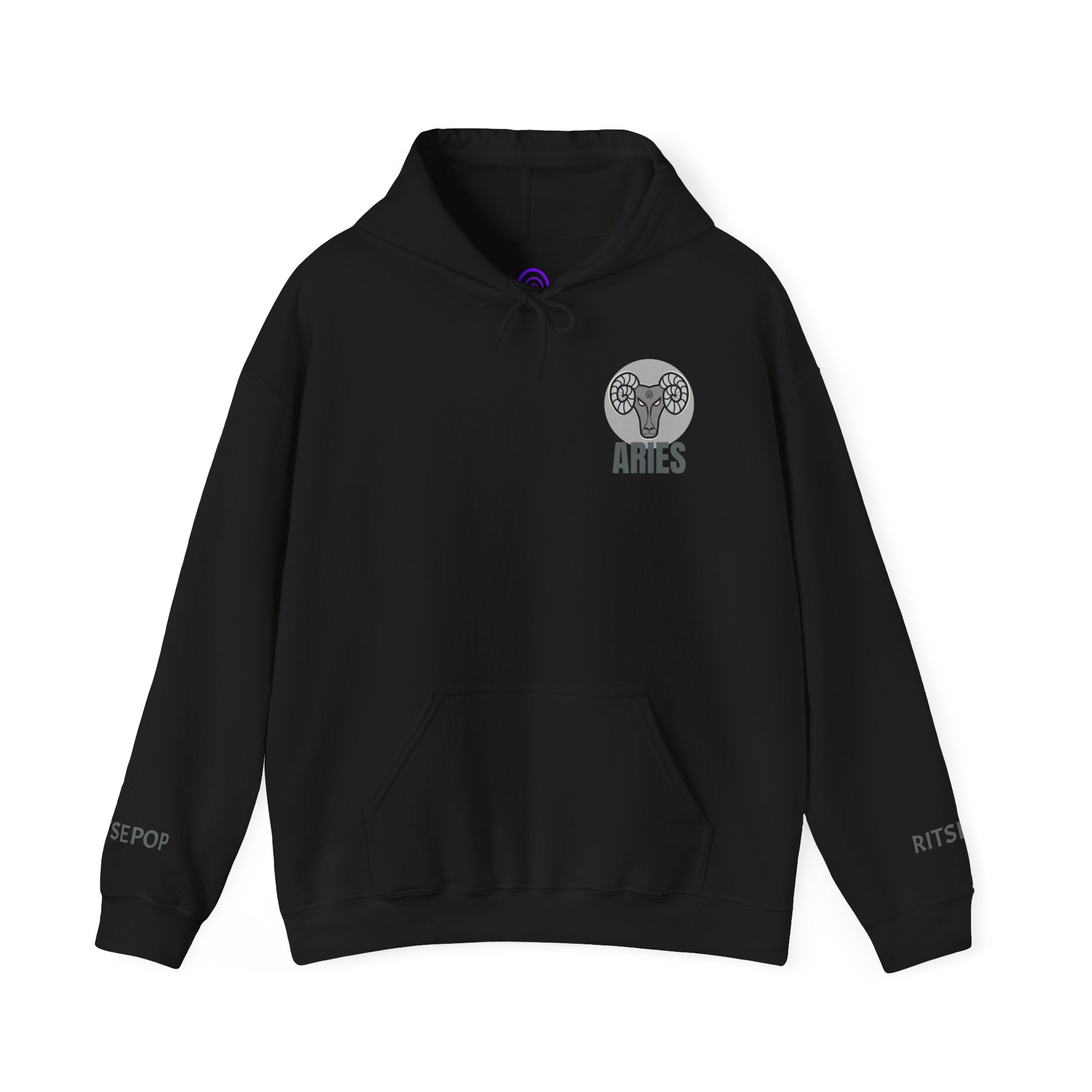 Aries Constellation Hoodie — Zodiac Ram Graphic Sweatshirt
