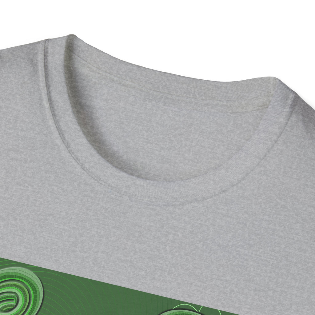 Shape Your Identity – Unisex Softstyle T-Shirt (Fingerprint Pattern, Multi-color)