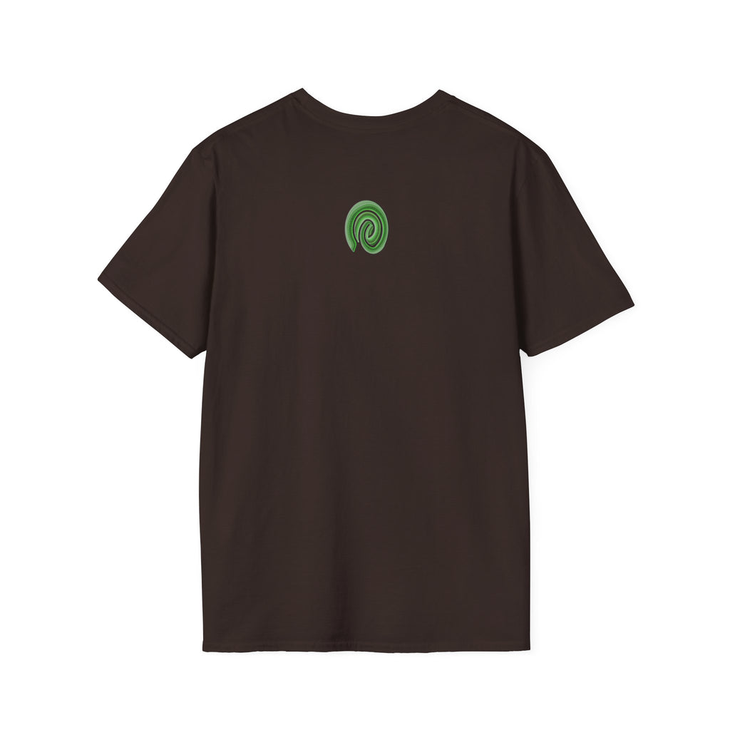 Shape Your Identity – Unisex Softstyle T-Shirt (Fingerprint Pattern, Multi-color)