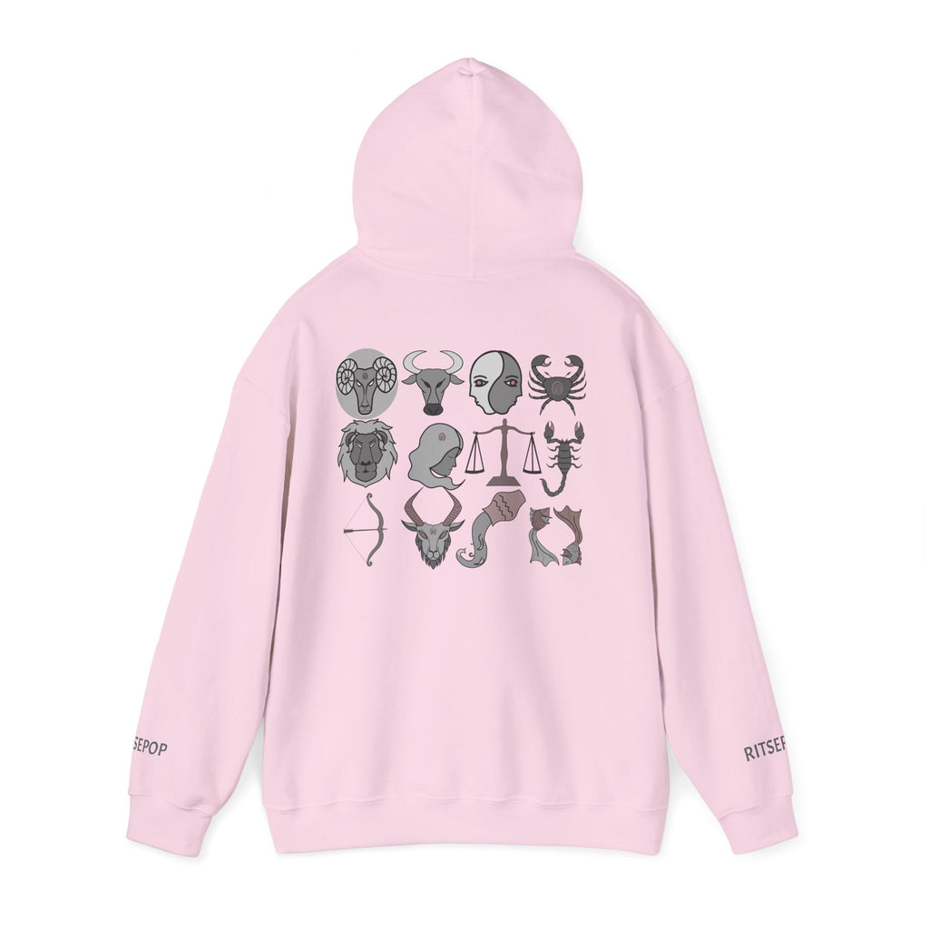 Aries Constellation Hoodie — Zodiac Ram Graphic Sweatshirt
