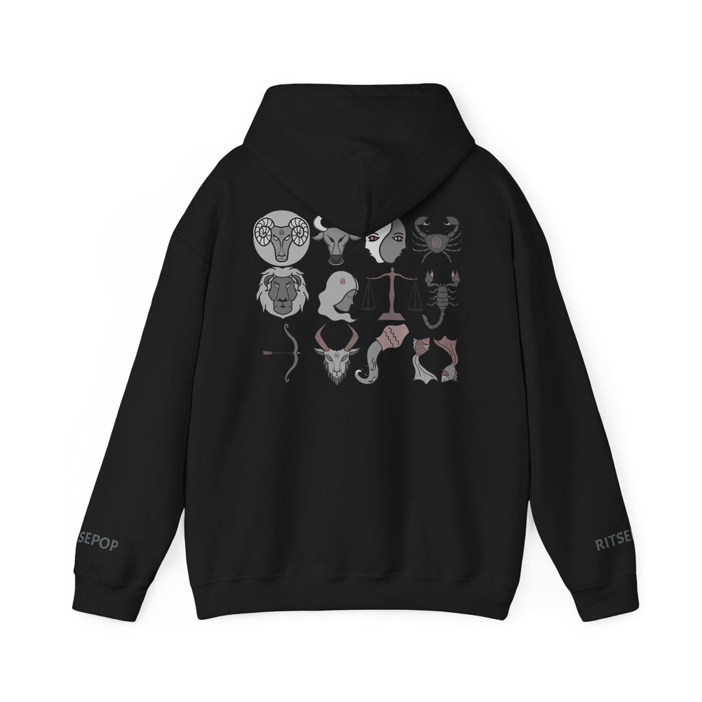 Aries Constellation Hoodie — Zodiac Ram Graphic Sweatshirt