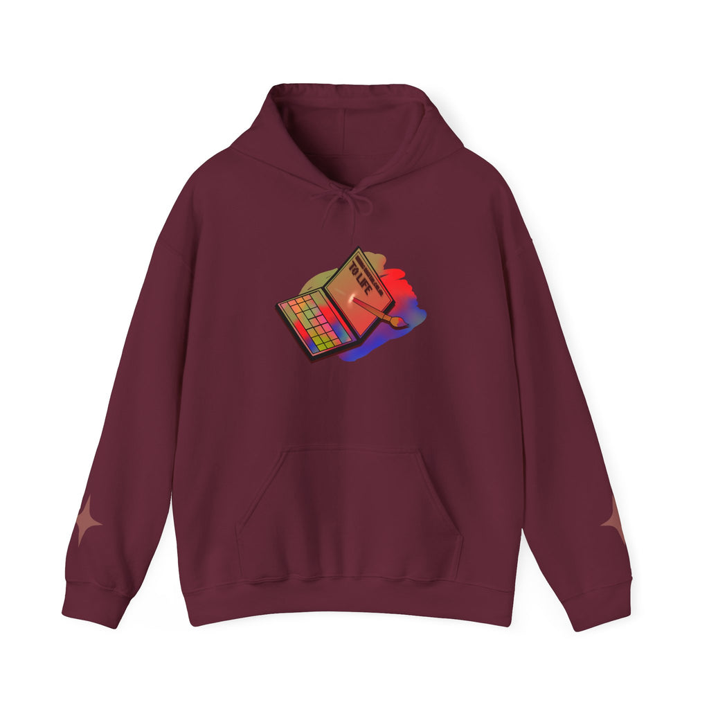 Colorful Gradient Hoodie — 'Bring Color to Life' Vibrant Pullover