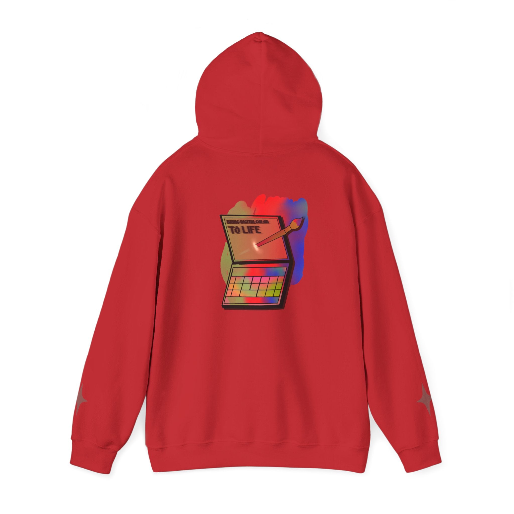 Colorful Gradient Hoodie — 'Bring Color to Life' Vibrant Pullover