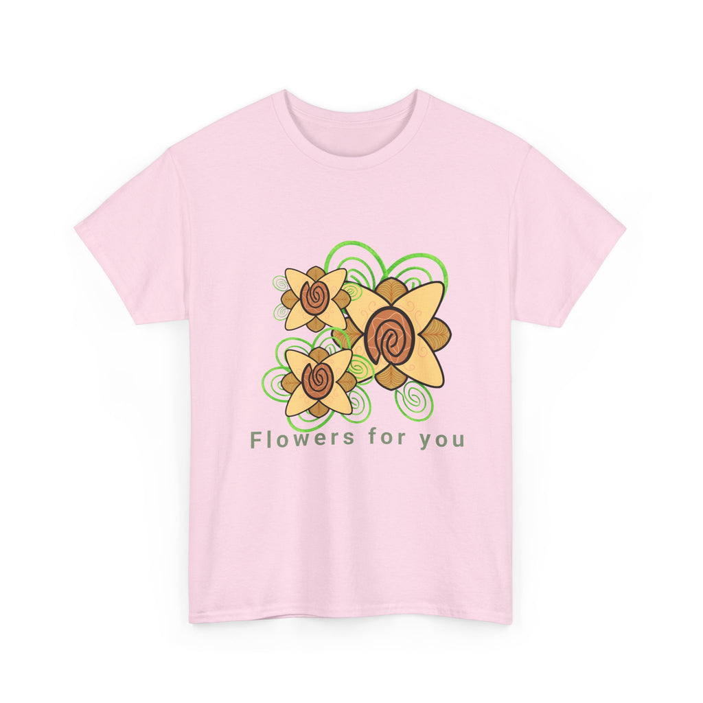 Fingerprint Flowers for You – Unisex Heavy Cotton Tee