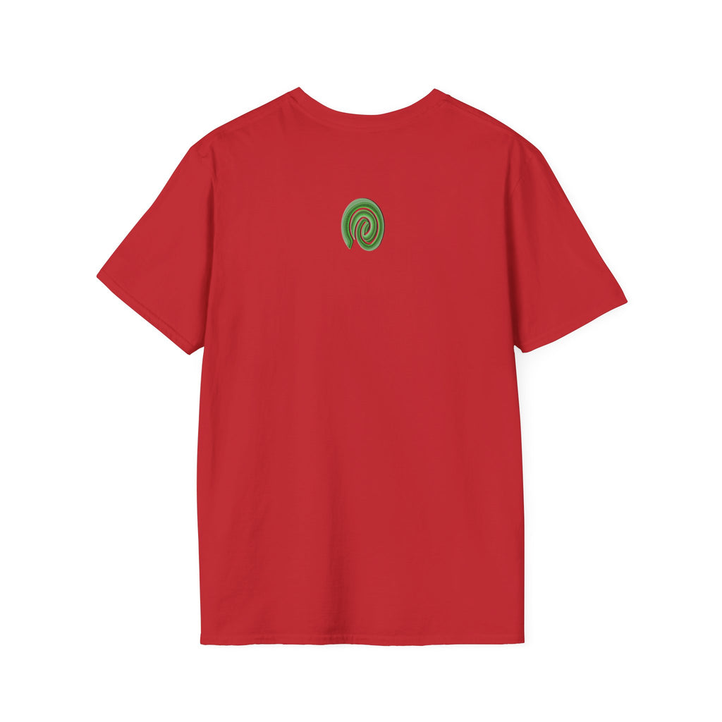 Shape Your Identity – Unisex Softstyle T-Shirt (Fingerprint Pattern, Multi-color)