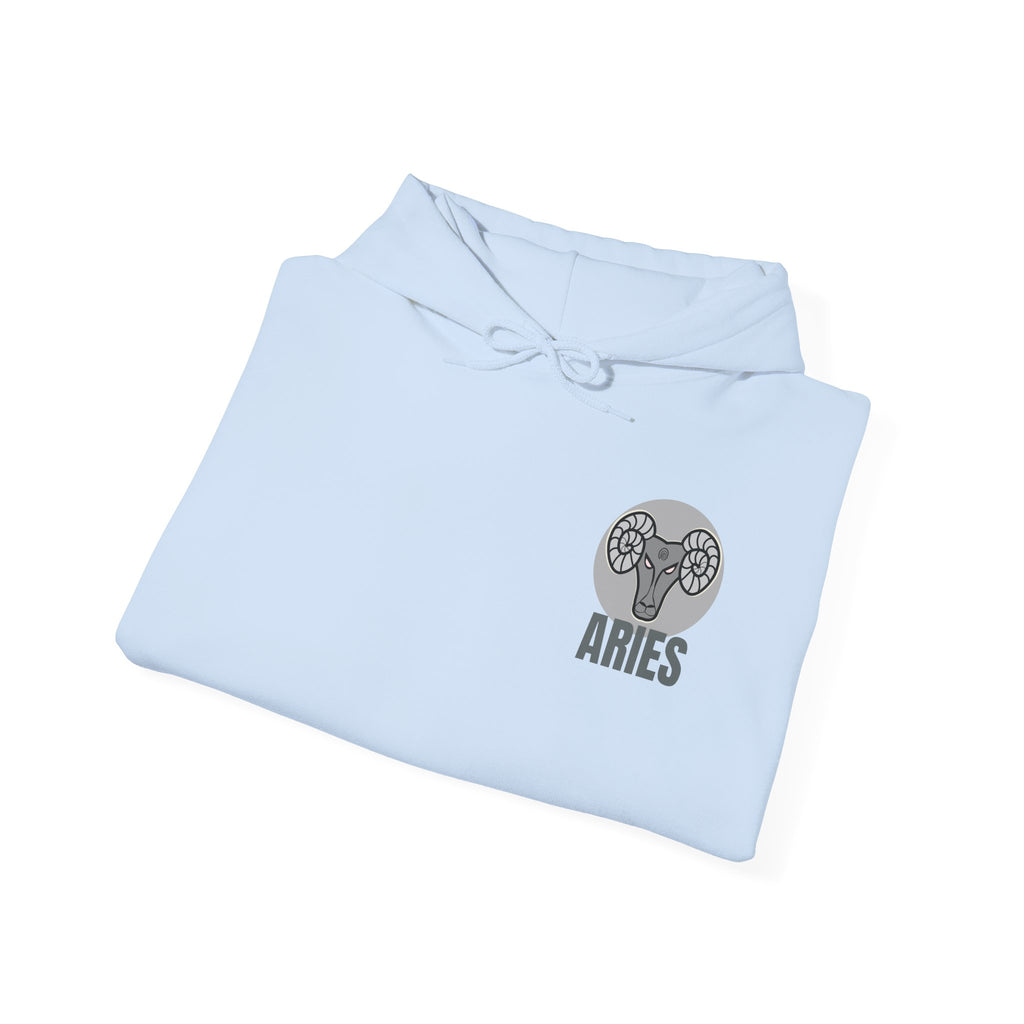 Aries Constellation Hoodie — Zodiac Ram Graphic Sweatshirt