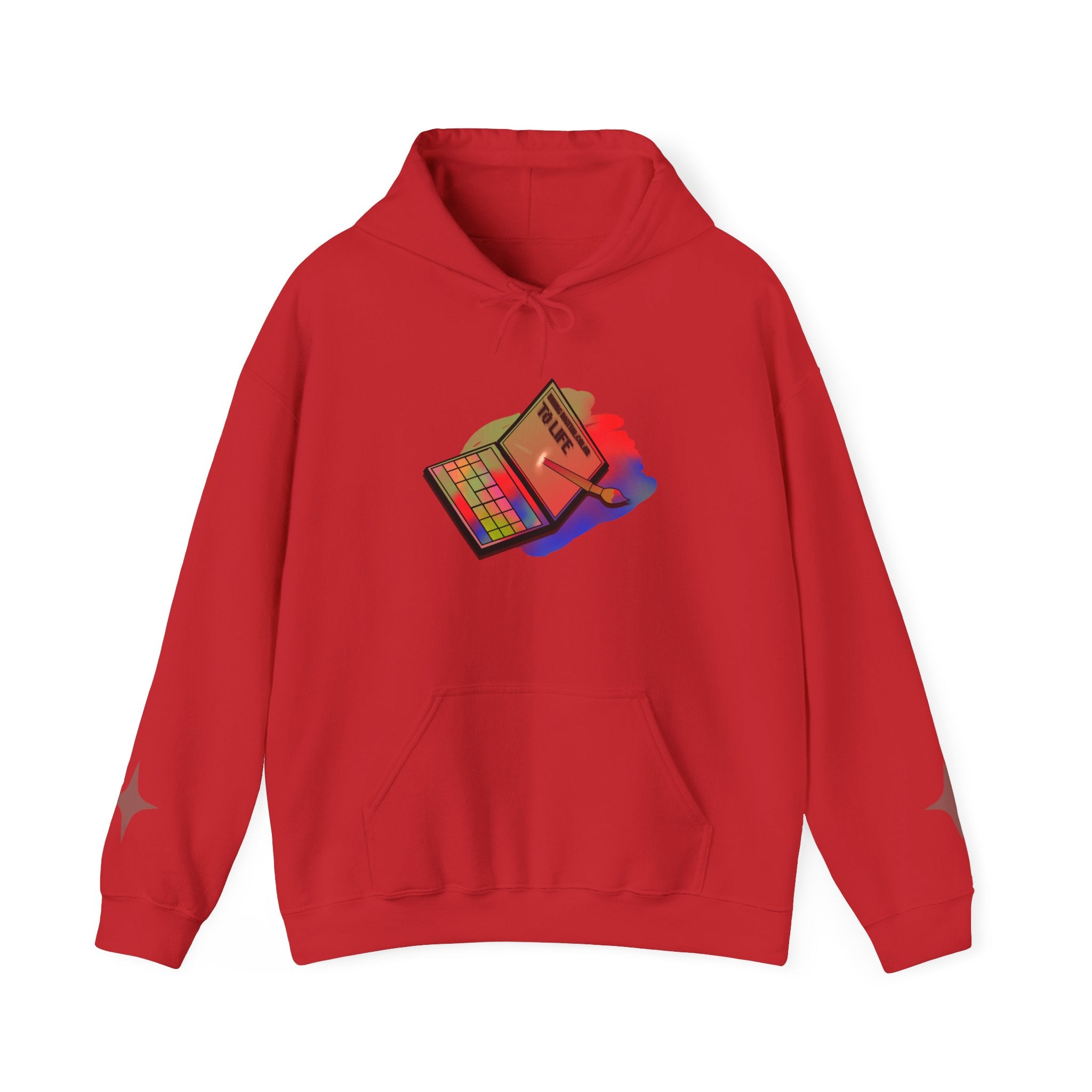 Colorful Gradient Hoodie — 'Bring Color to Life' Vibrant Pullover